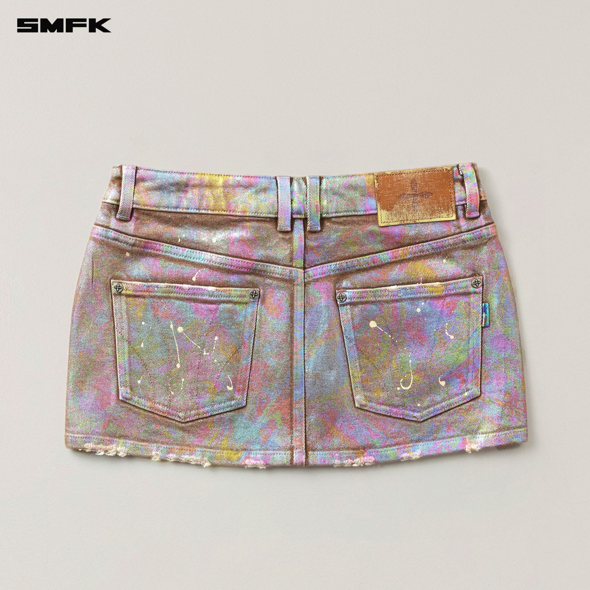 SMFK Rage Wild Fantasy Handcraft Denim Body Skirt In Fantasy | MADAX