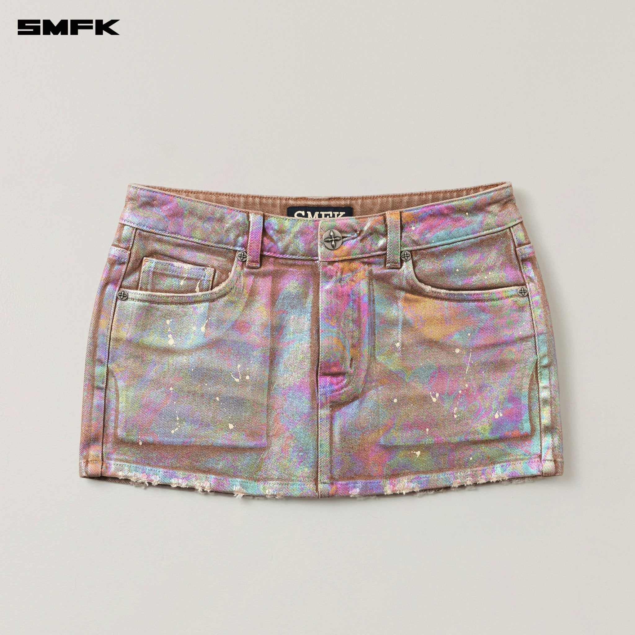 SMFK Rage Wild Fantasy Handcraft Denim Body Skirt In Fantasy | MADAX