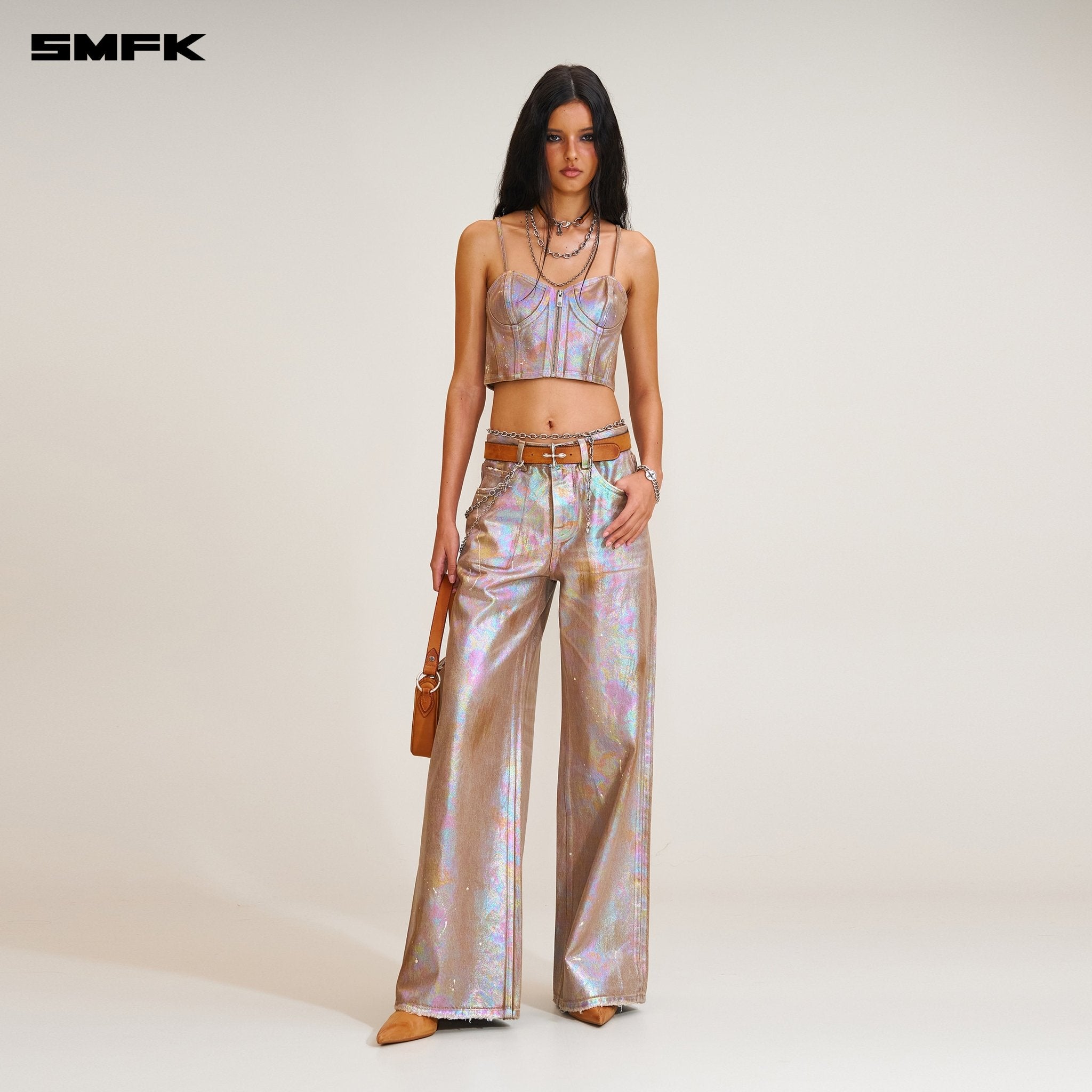 SMFK Rage Wild Fantasy Handcraft Tower Denim Pants In Fantasy | MADAX