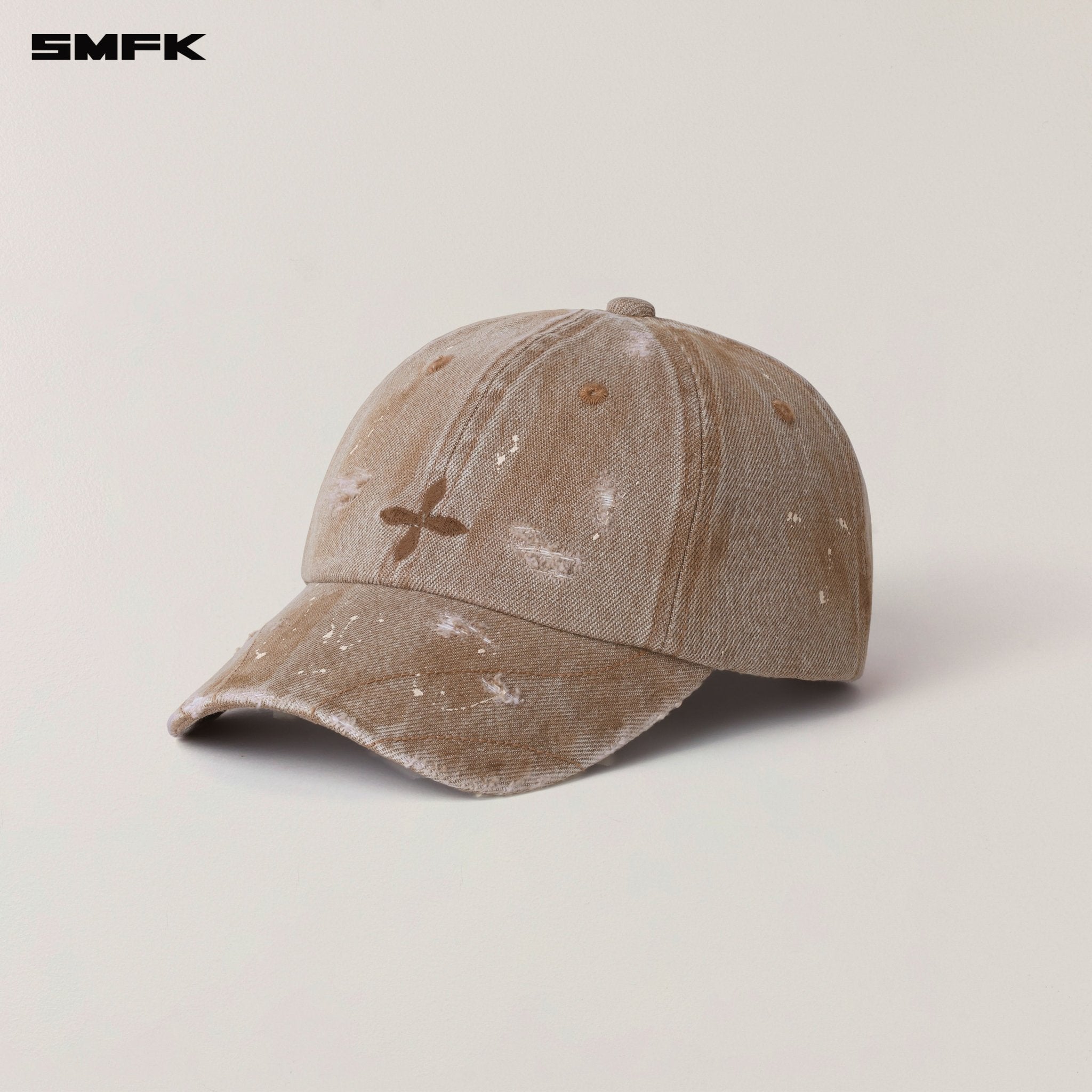 SMFK Rage Wild Handcraft Denim Cap In Cowboy Brown | MADAX