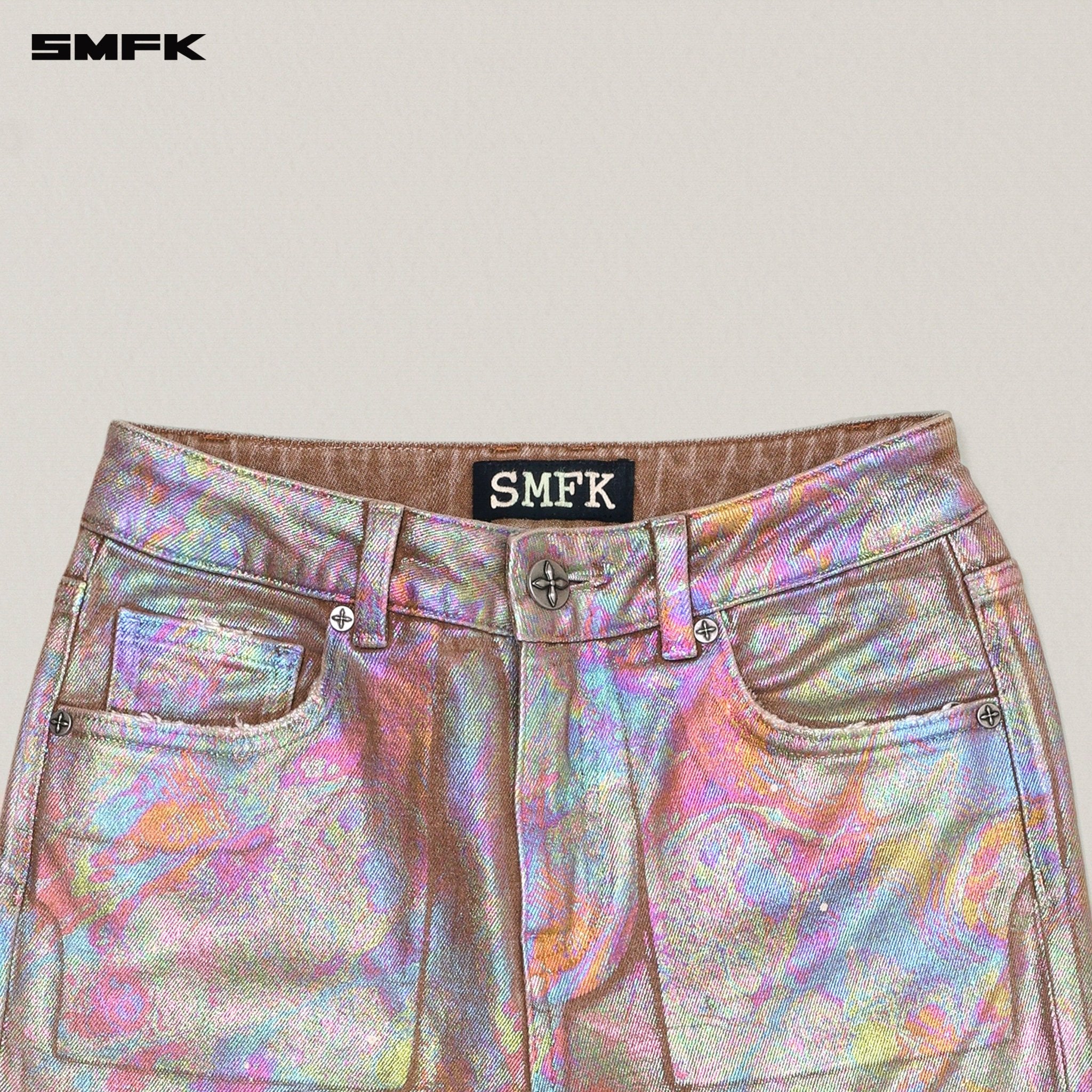 SMFK Rage Wild Hurricane Fantasy Handcraft Denim Pants In Fantasy | MADAX