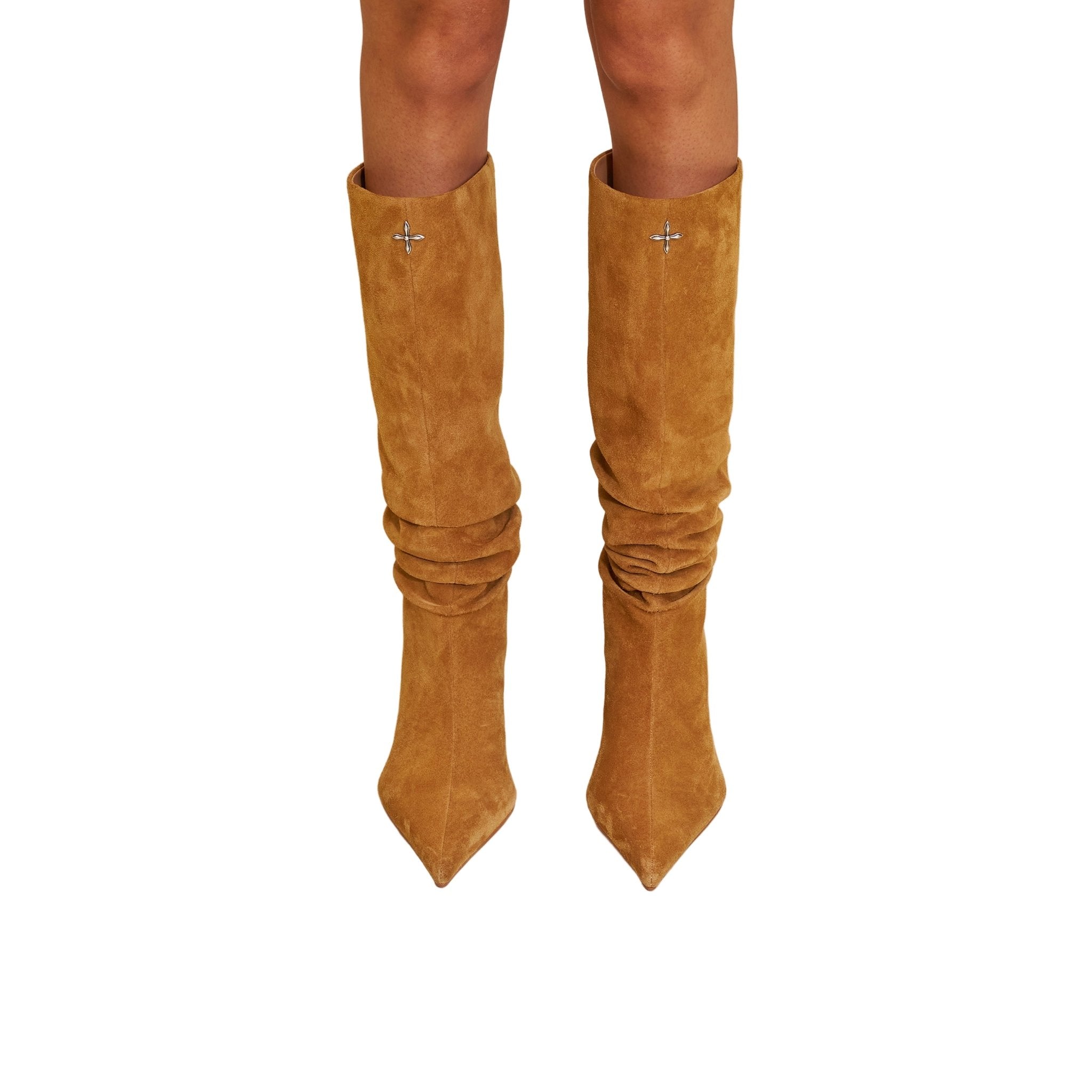 SMFK Rage Wild Hurricane Leather High - Heel Boots In Grassland Brown | MADAX