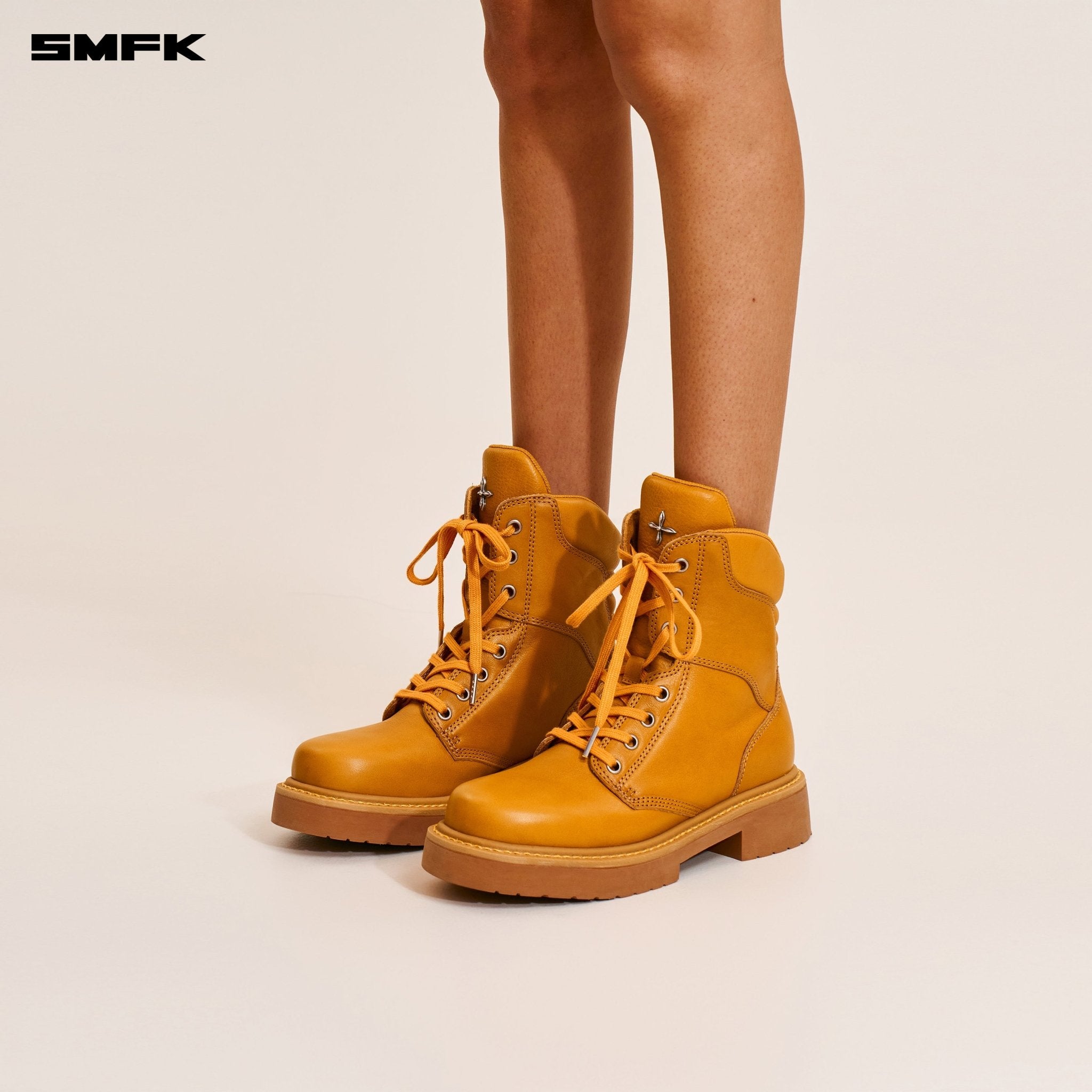 SMFK Rage Wild Loner Handcrafted Motor Boots In Grassland Khaki | MADAX