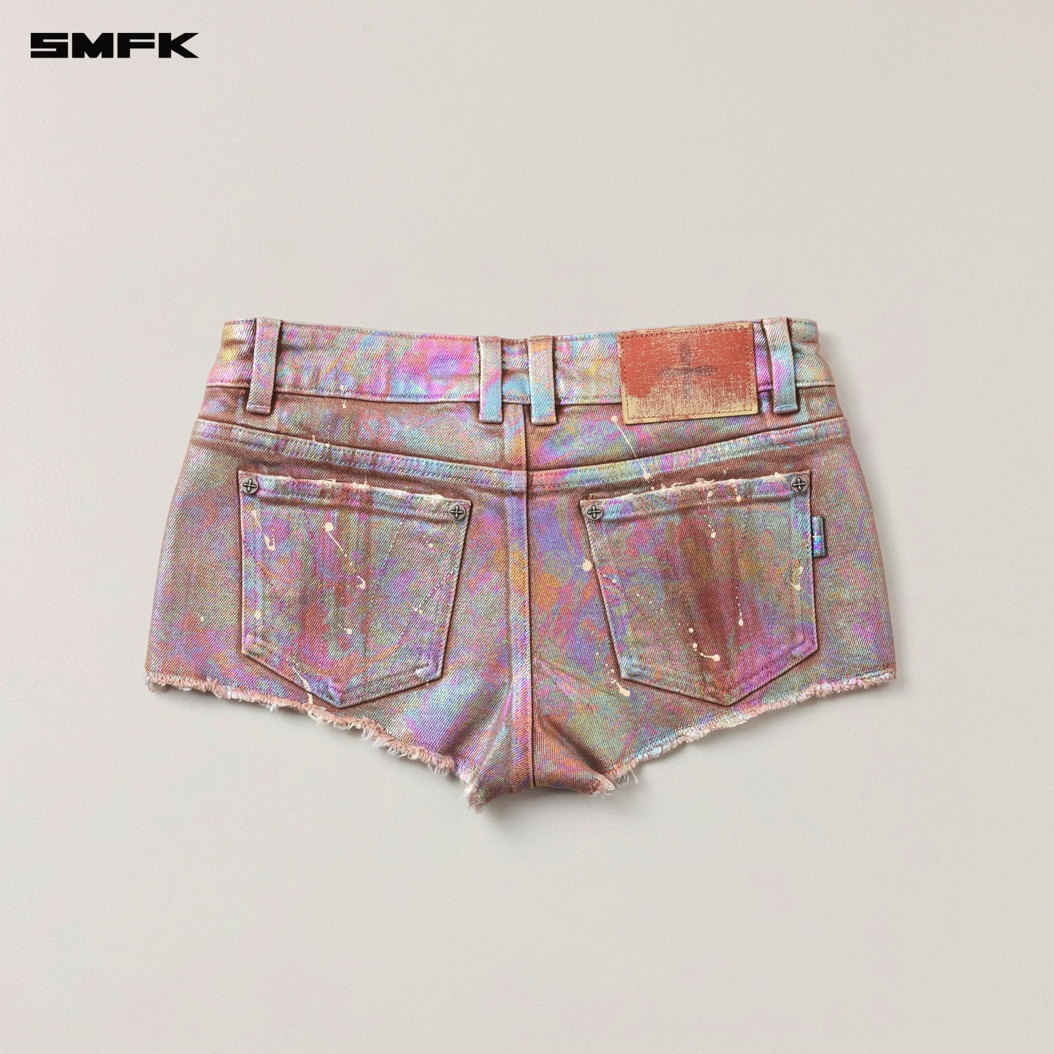 SMFK Rage Wild Origin Fantasy Handcraft Denim Bikini Shorts In Fantasy | MADAX