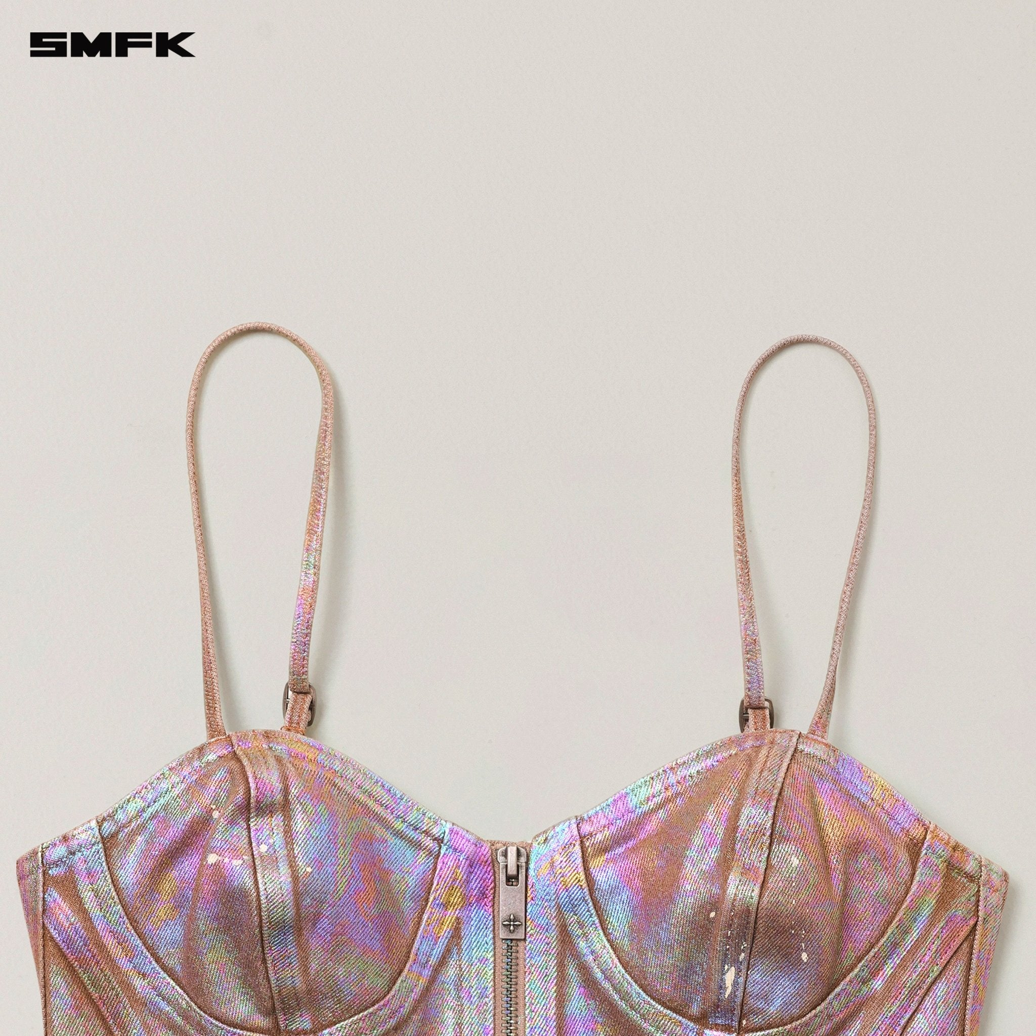 SMFK Rage Wild Origin Fantasy Handcraft Denim Bra Tank In Fantasy | MADAX
