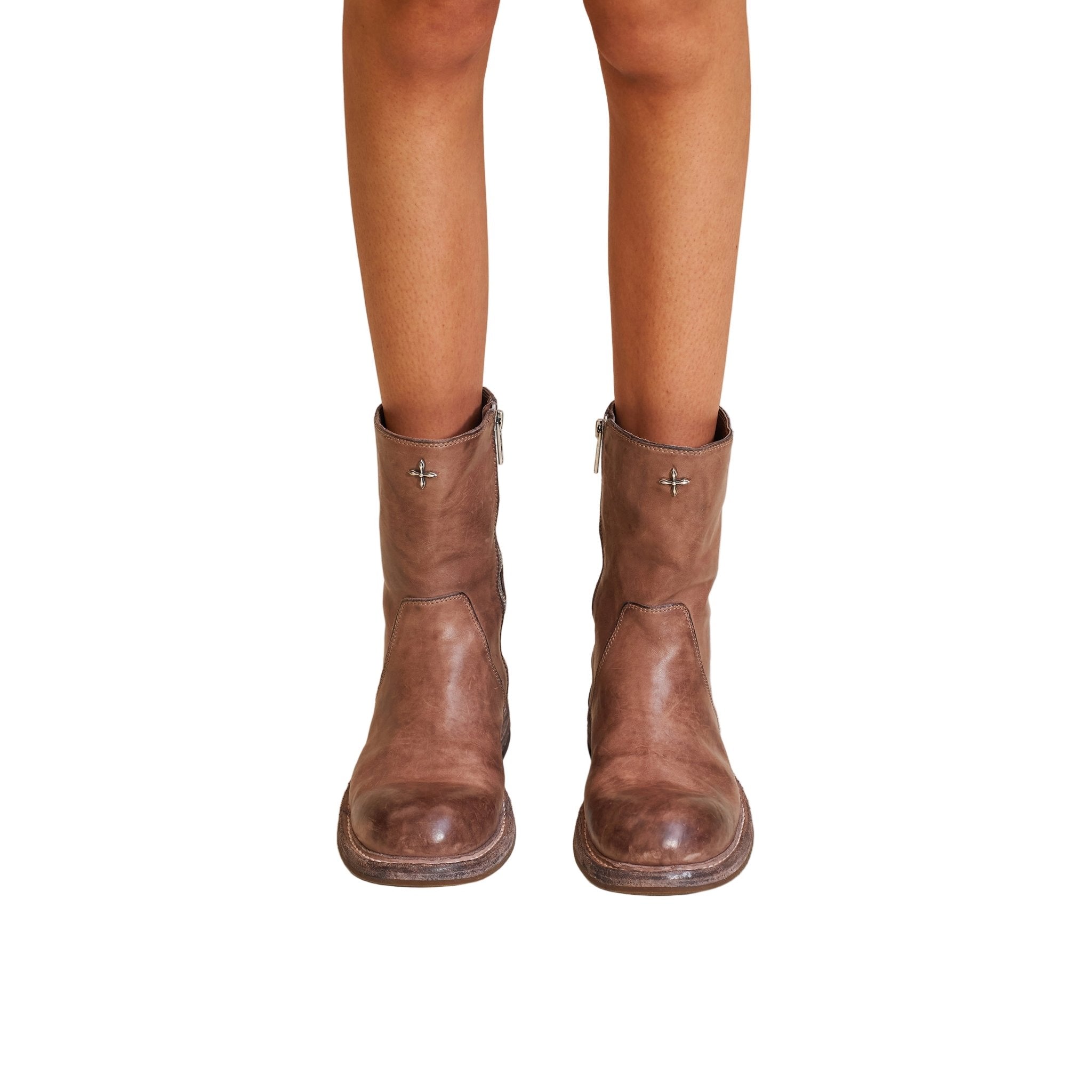 SMFK Rage Wild Origin Goodyear Horse Leather Rider Boots In Wild Brown | MADAX