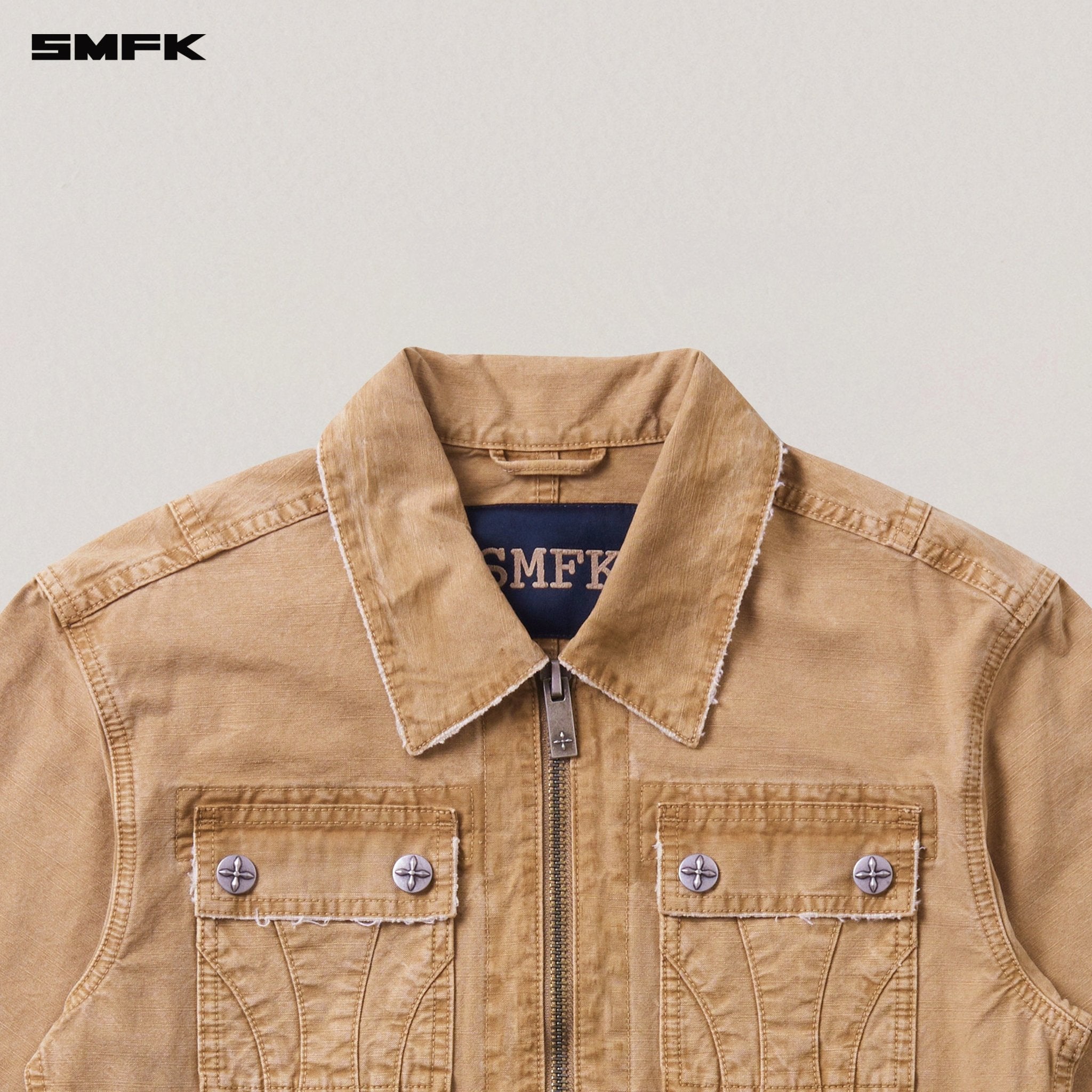 SMFK Rage - Wild Origin Handcraft Engineer Jacket In Sand | MADAX
