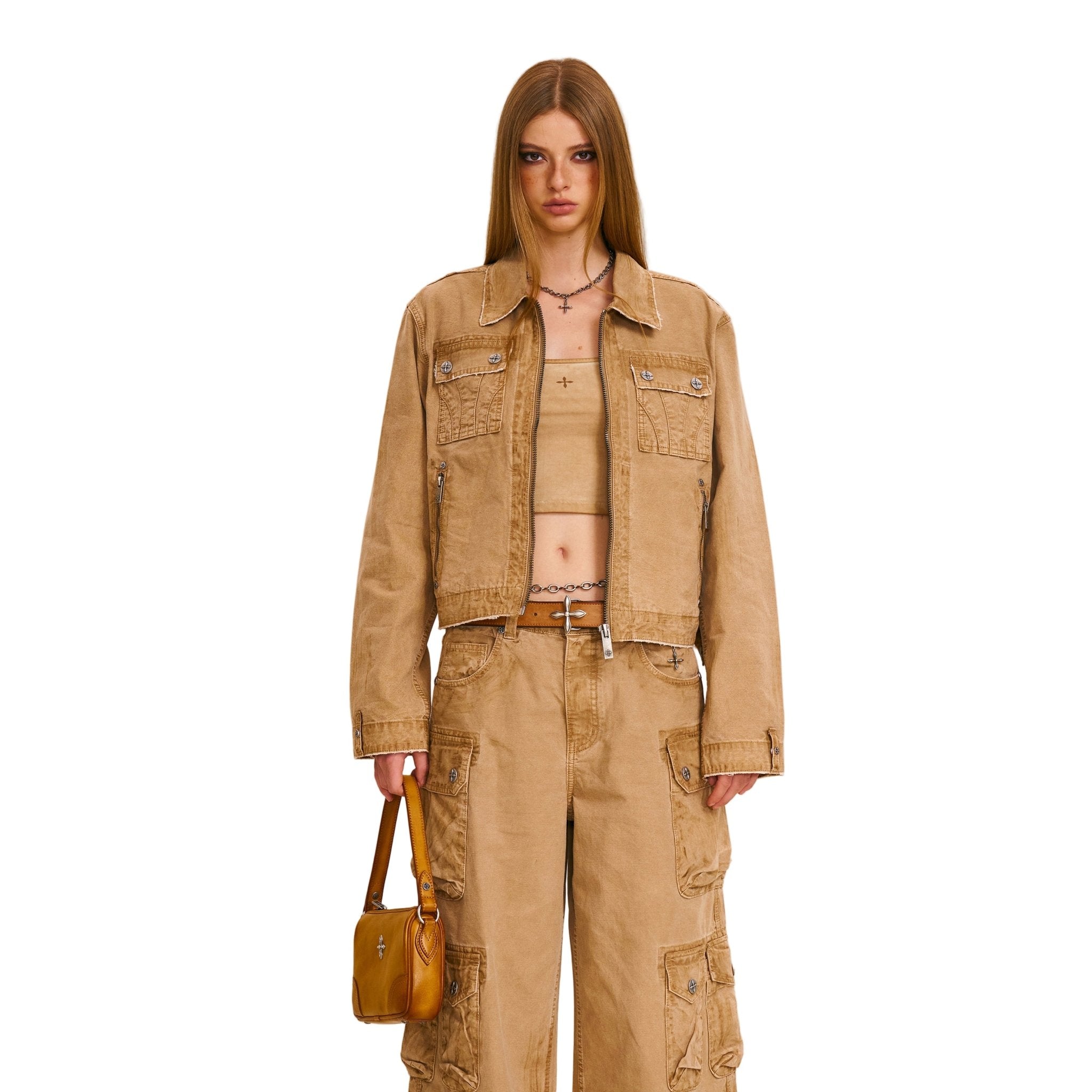 SMFK Rage - Wild Origin Handcraft Engineer Jacket In Sand | MADAX