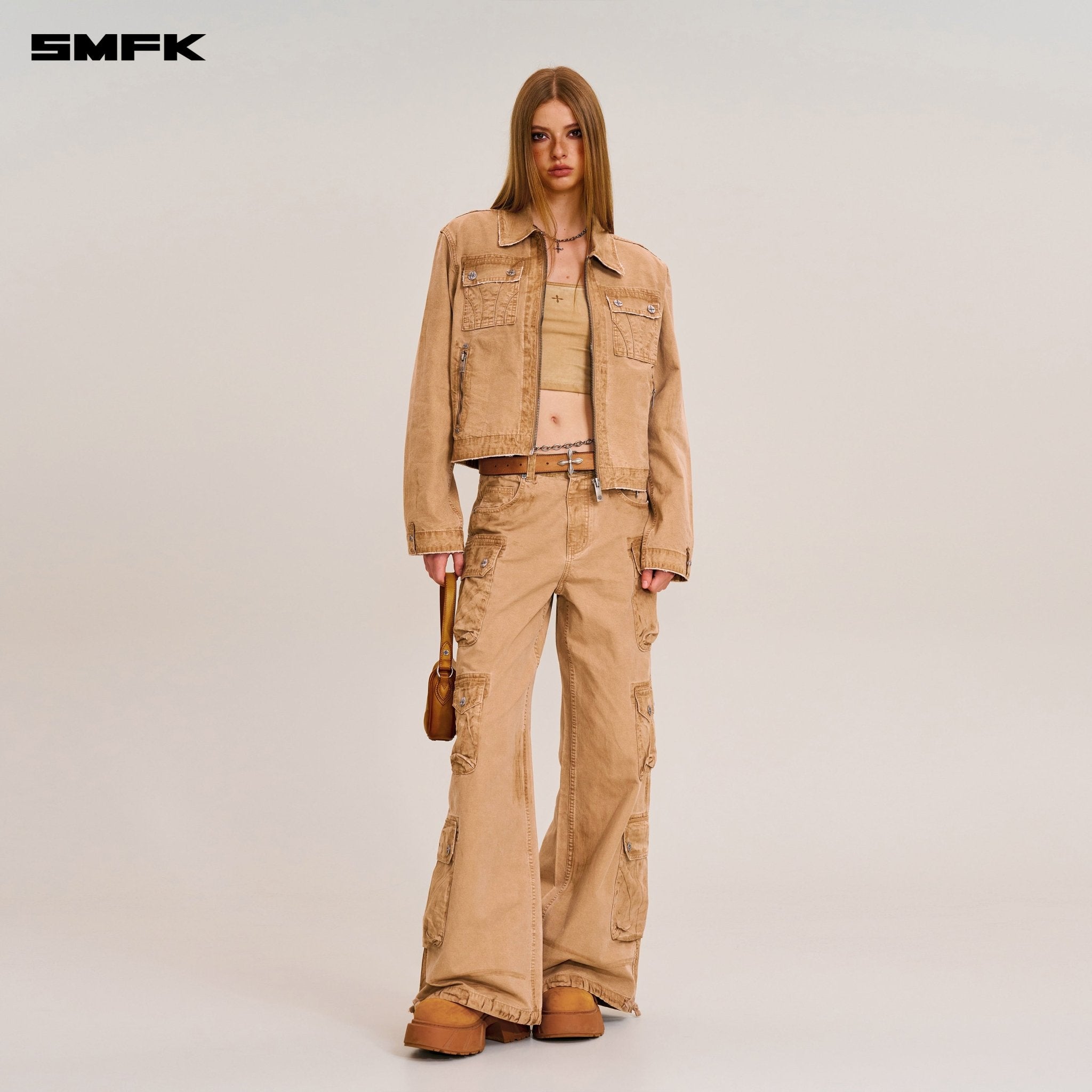 SMFK Rage - Wild Origin Handcraft Engineer Jacket In Sand | MADAX