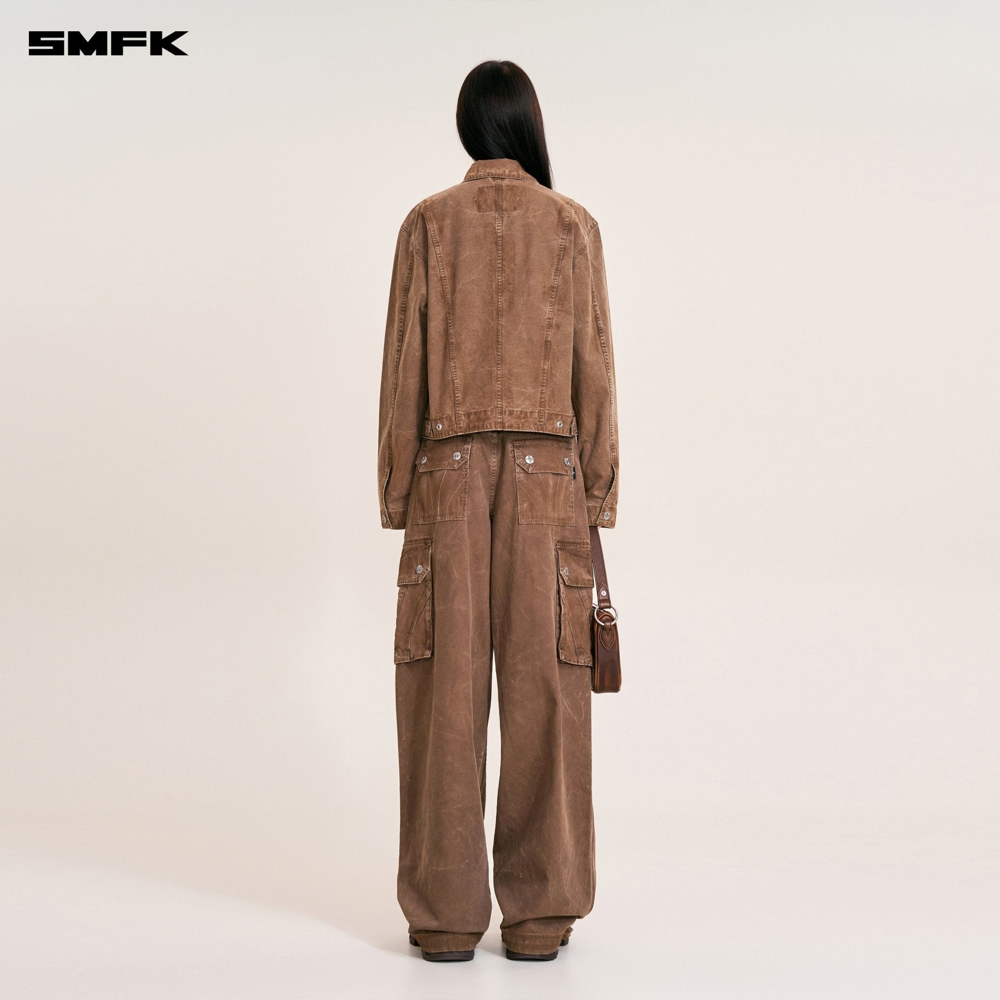 SMFK Rage - Wild Origin Handcraft Engineer Jacket In Shadow Brown | MADAX