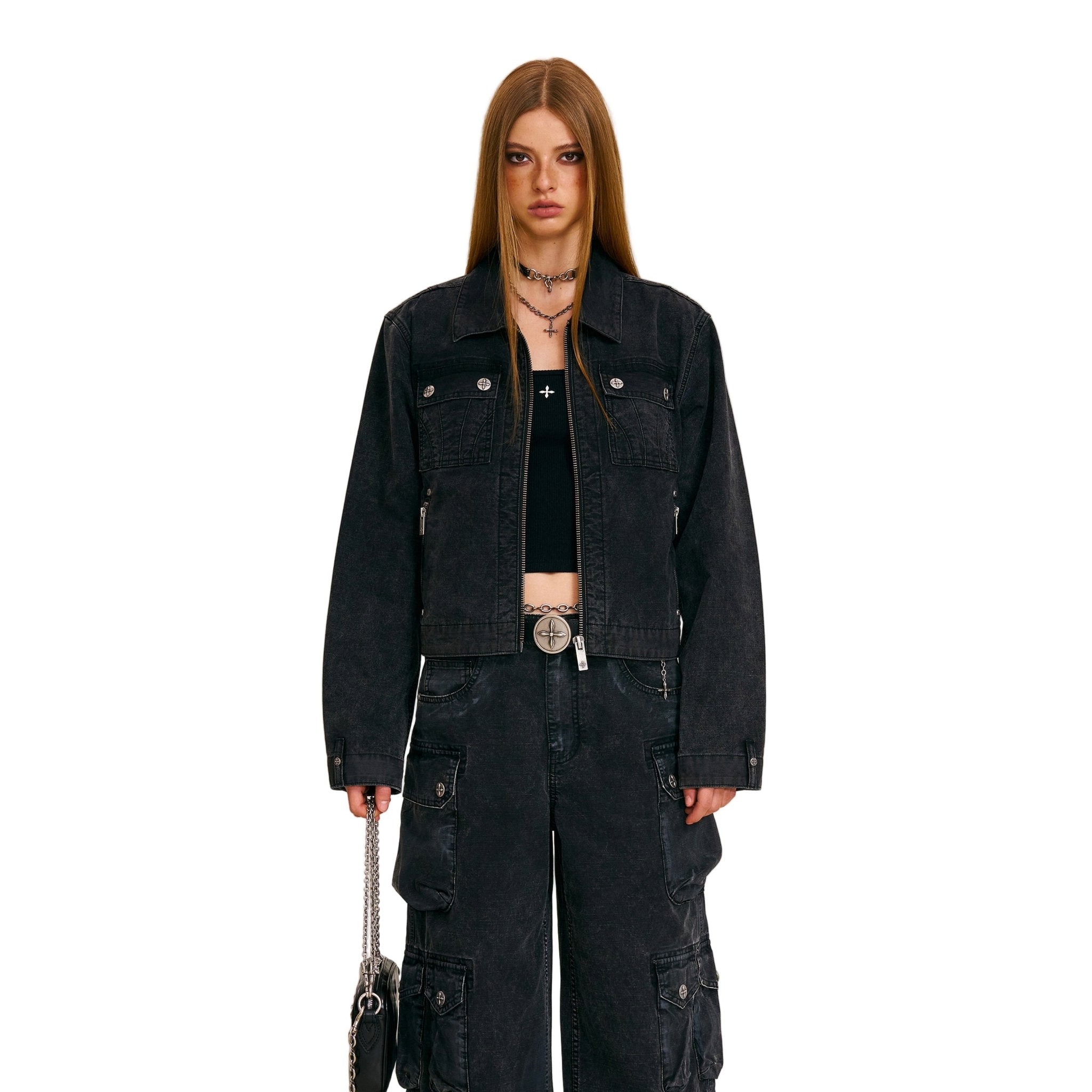 SMFK Rage - Wild Origin Handcraft Engineer Jacket In Wild Black | MADAX