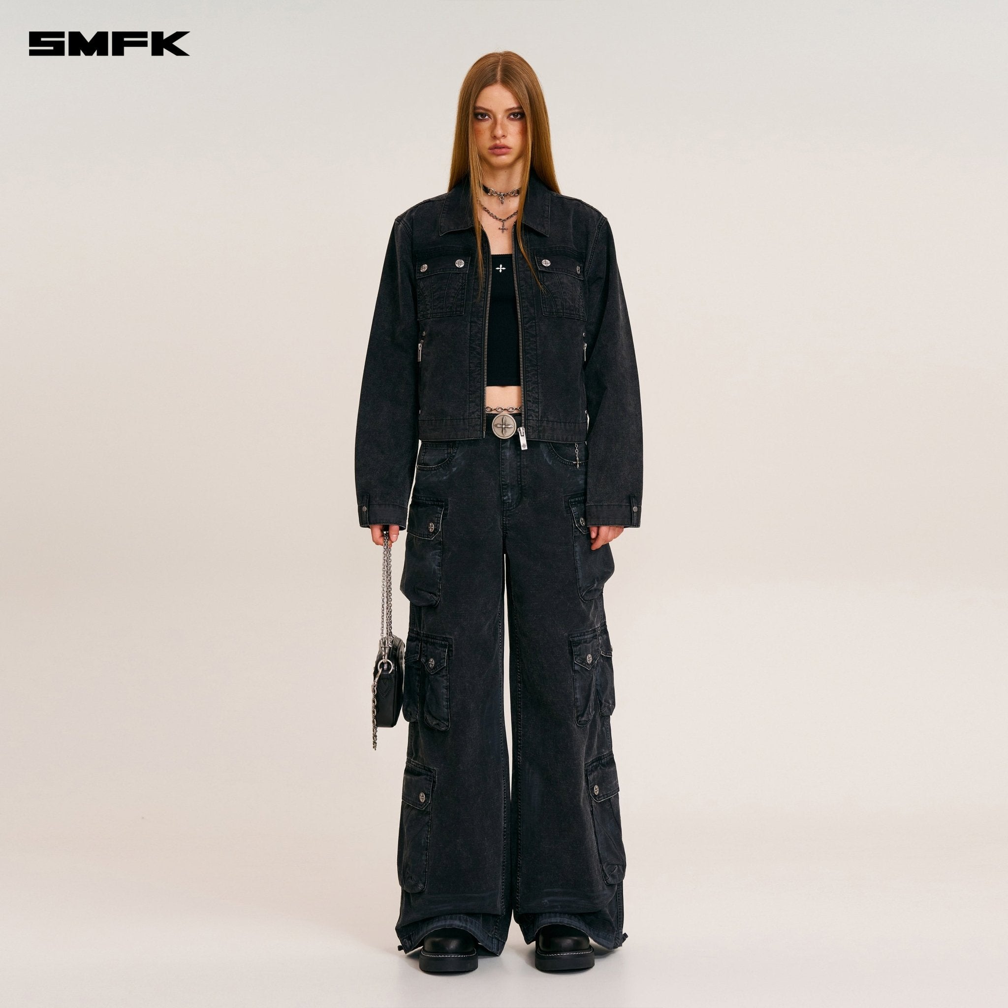 SMFK Rage - Wild Origin Handcraft Engineer Jacket In Wild Black | MADAX