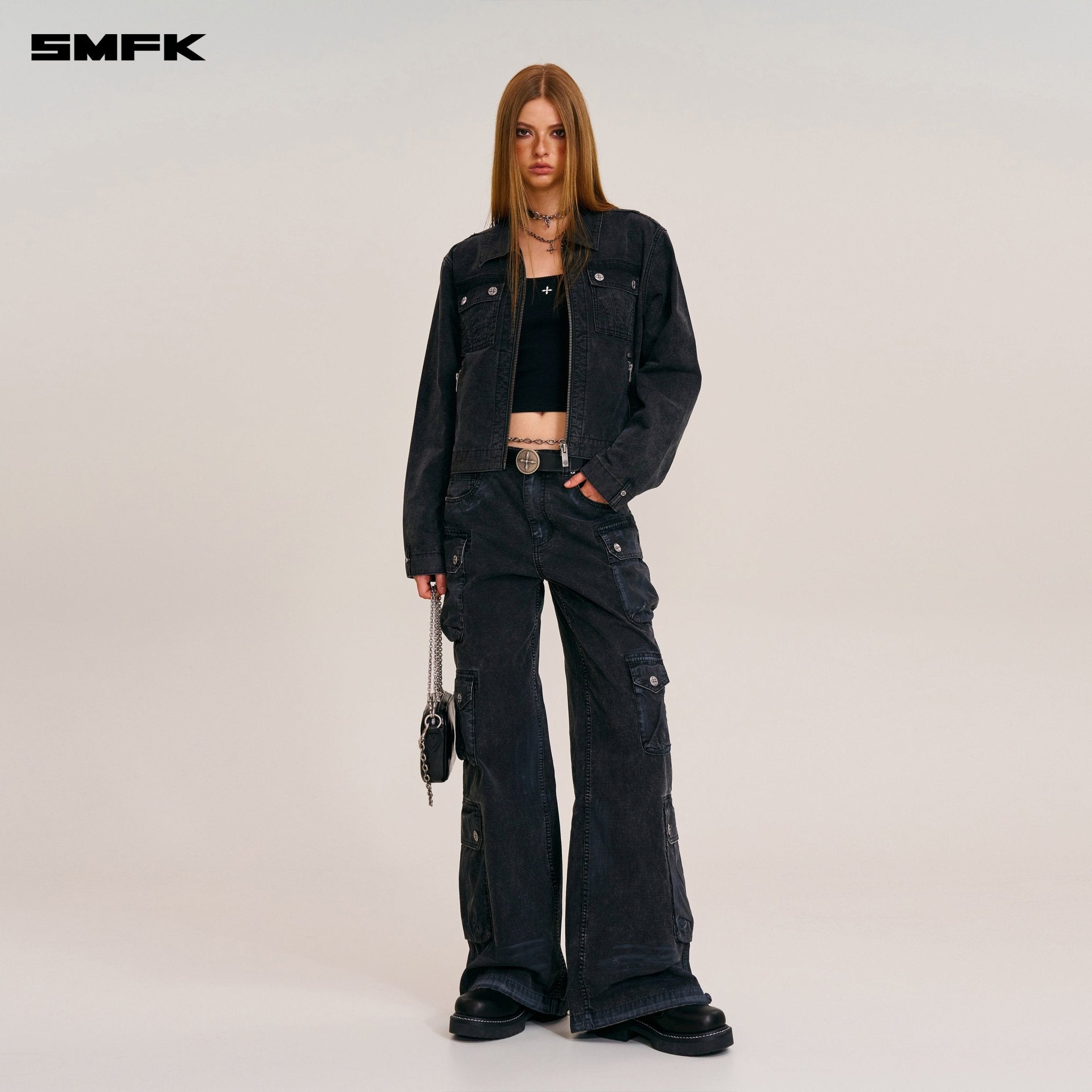 SMFK Rage - Wild Origin Handcraft Engineer Jacket In Wild Black | MADAX