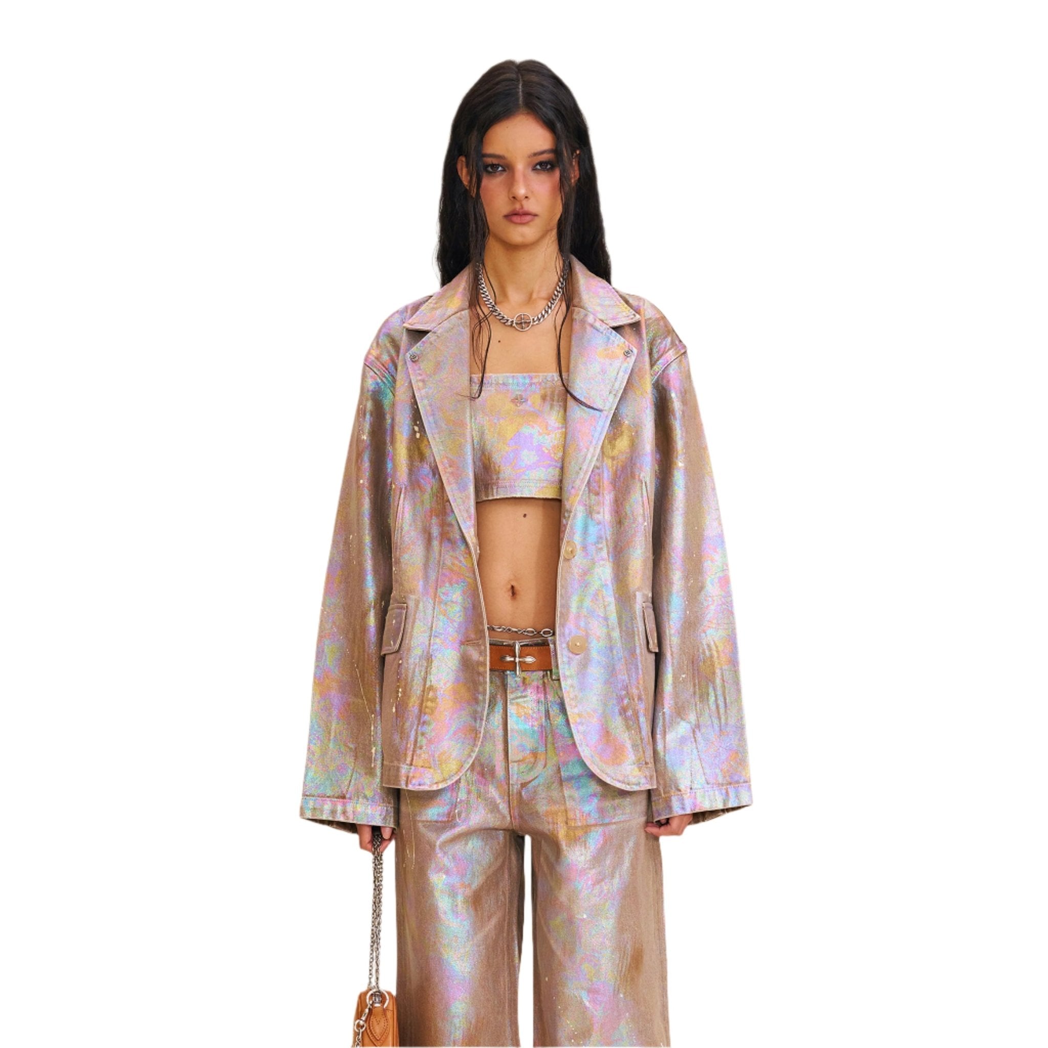 SMFK Rage Wild Origin Handcraft Fantasy Denim Suit In Fantasy | MADAX