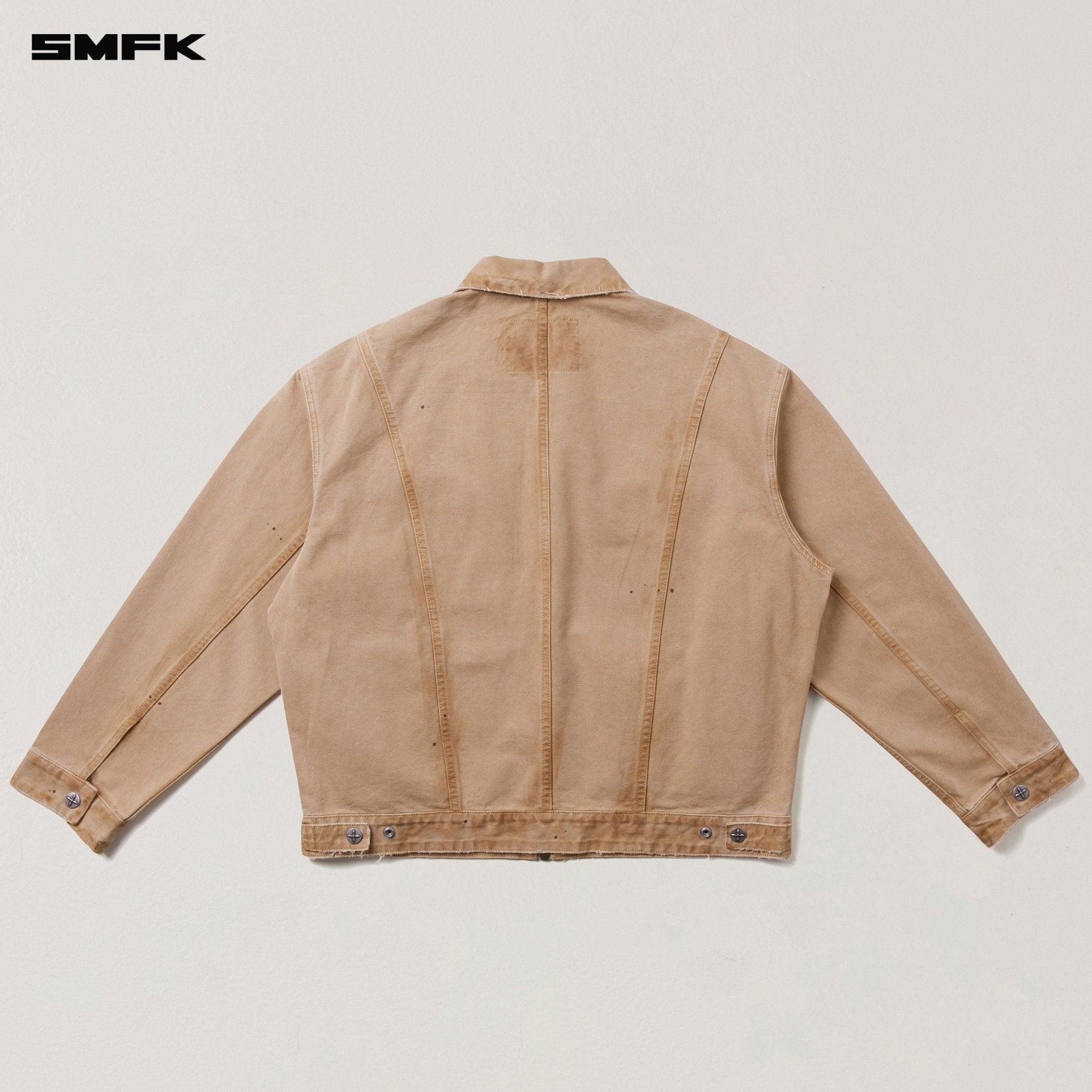 SMFK Rage - Wild Origin Handcraft Loose Cargo Jacket In Sand | MADAX