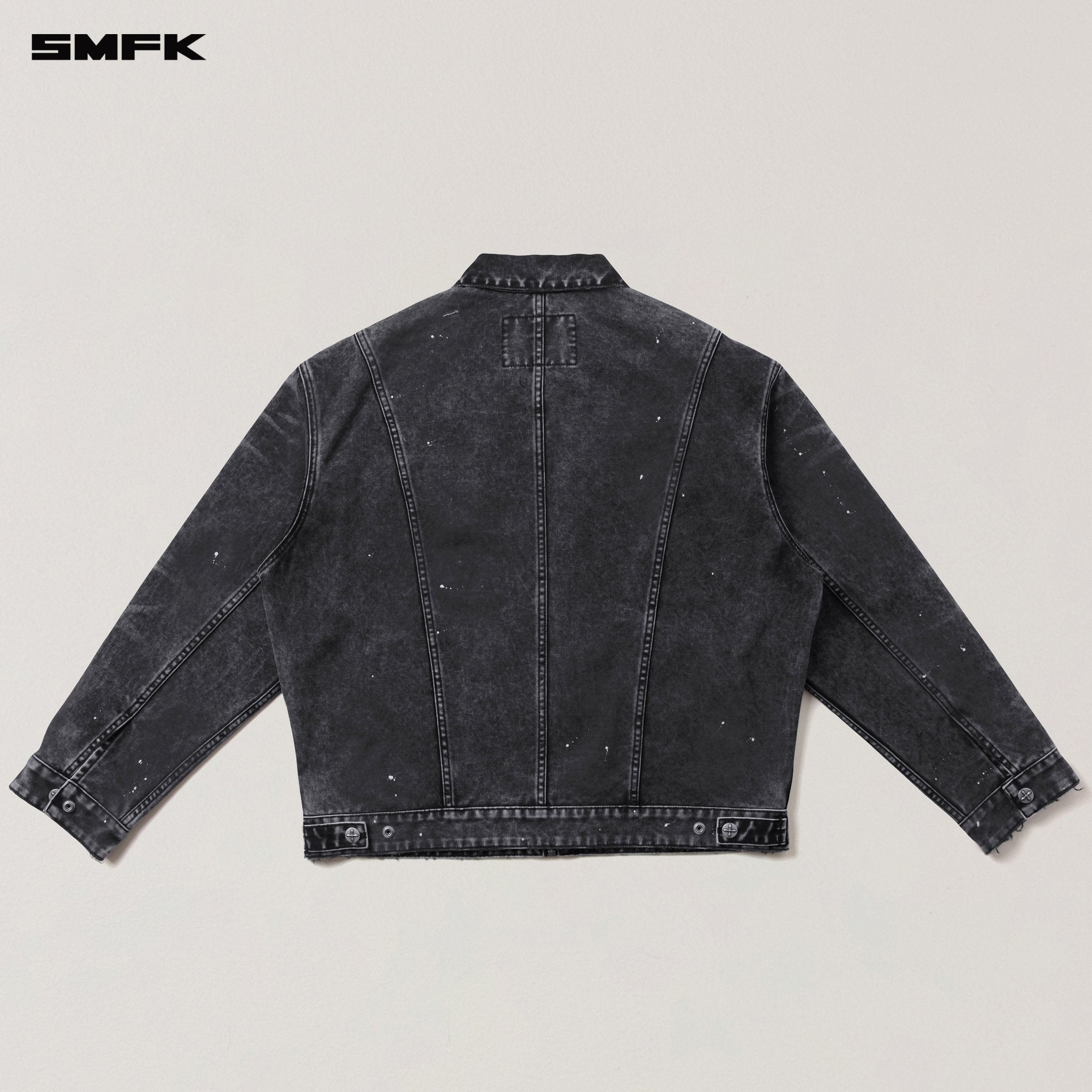 SMFK Rage - Wild Origin Handcraft Loose Cargo Jacket In Wild Black | MADAX