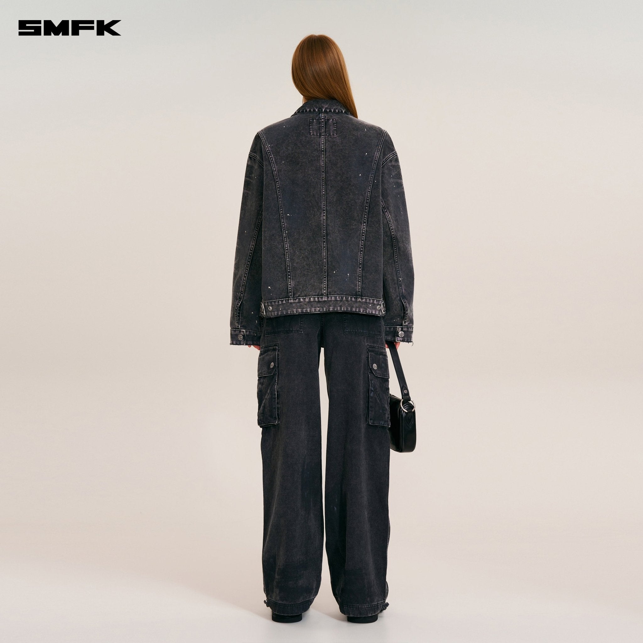 SMFK Rage - Wild Origin Handcraft Loose Cargo Jacket In Wild Black | MADAX
