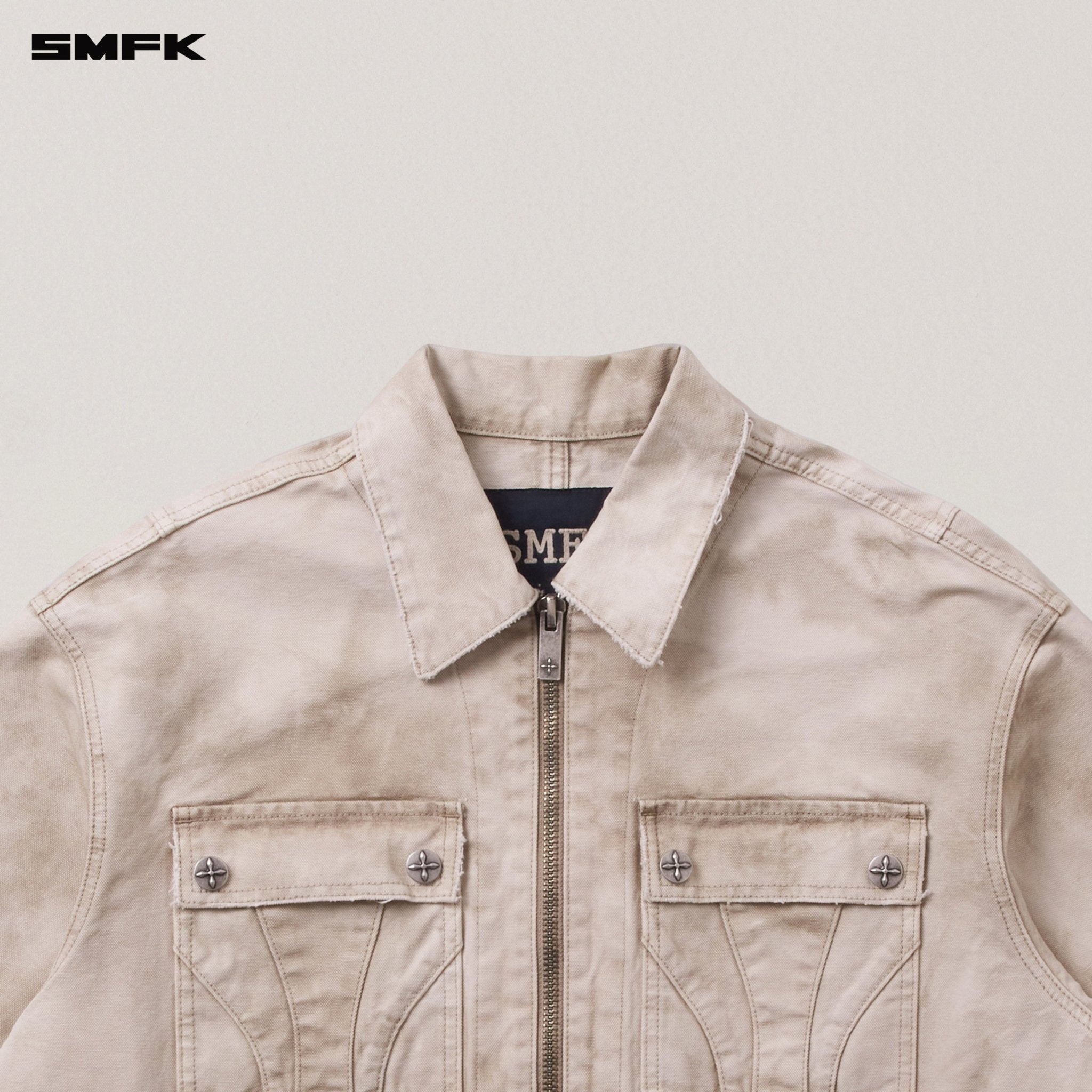 SMFK Rage - Wild Origin Handcraft Loose Cargo Jacket In Wild Brown | MADAX