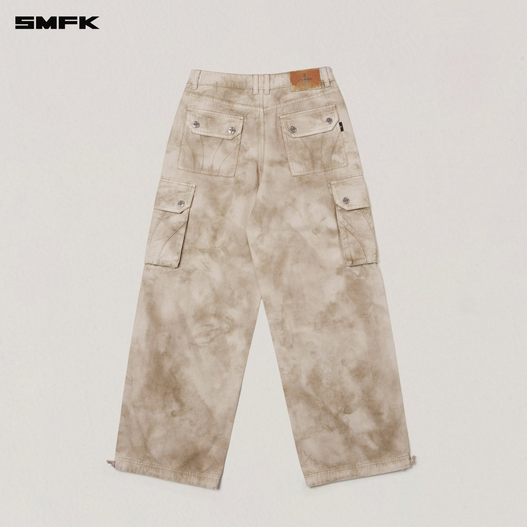 SMFK Rage - Wild Origin Handcraft Loose Straight Cargo Pants In Wild Brown | MADAX