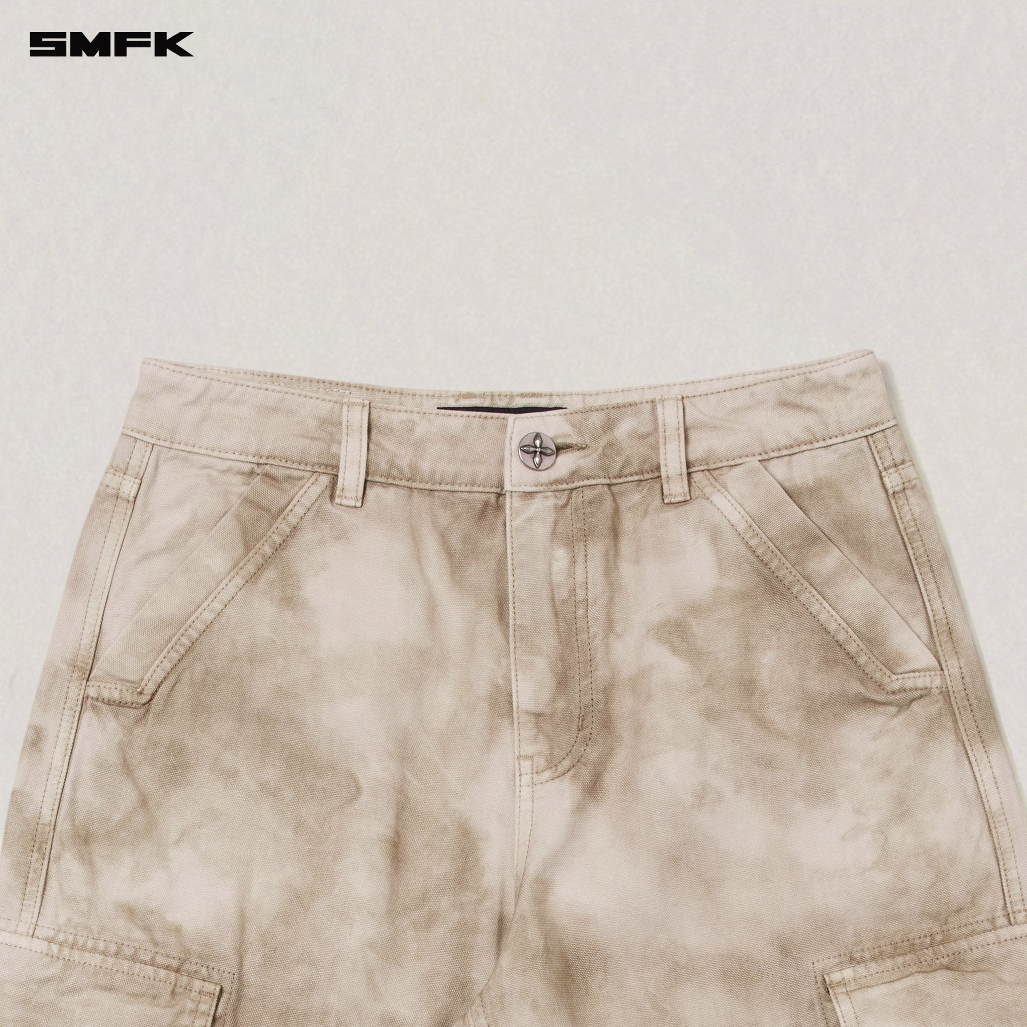 SMFK Rage - Wild Origin Handcraft Loose Straight Cargo Pants In Wild Brown | MADAX