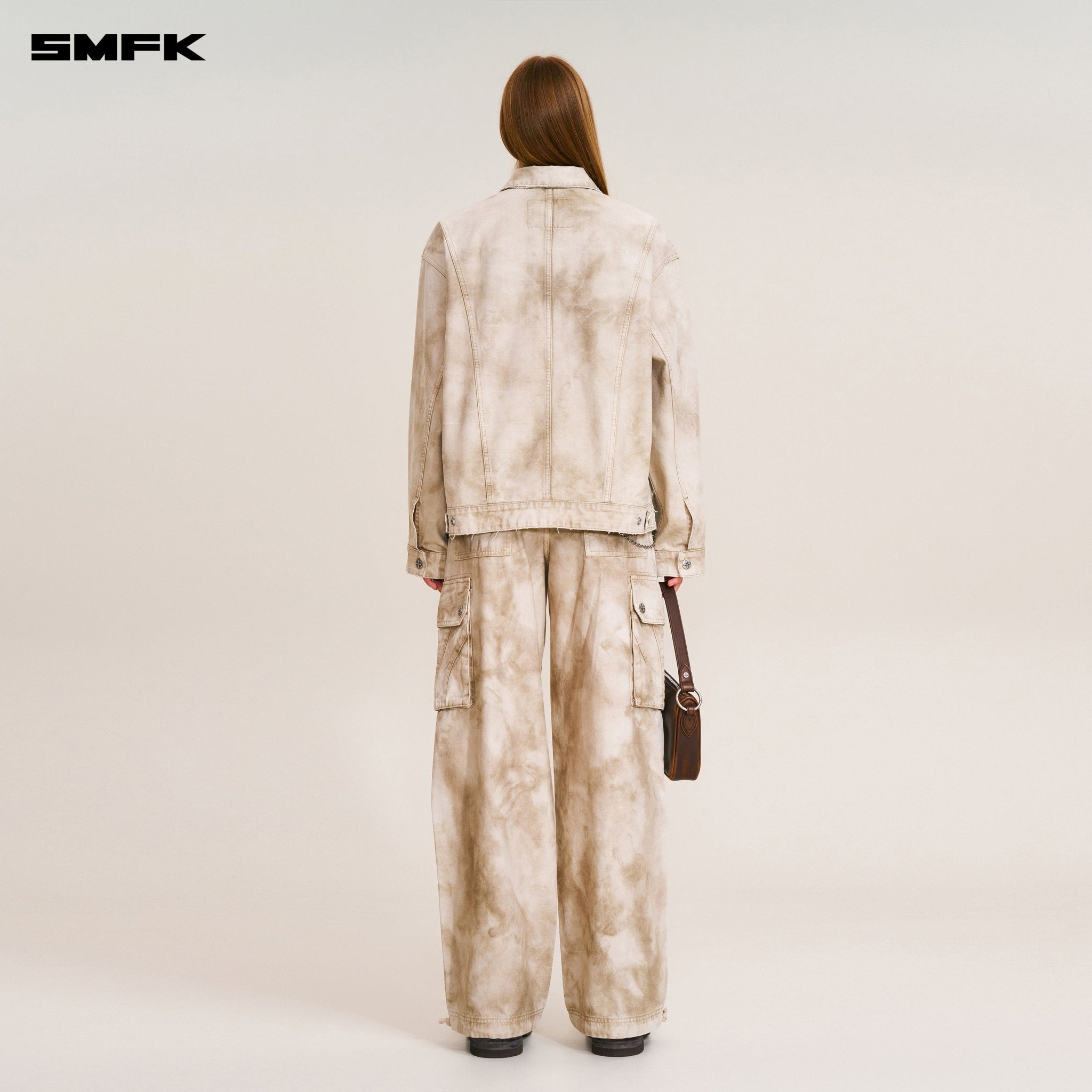 SMFK Rage - Wild Origin Handcraft Loose Straight Cargo Pants In Wild Brown | MADAX