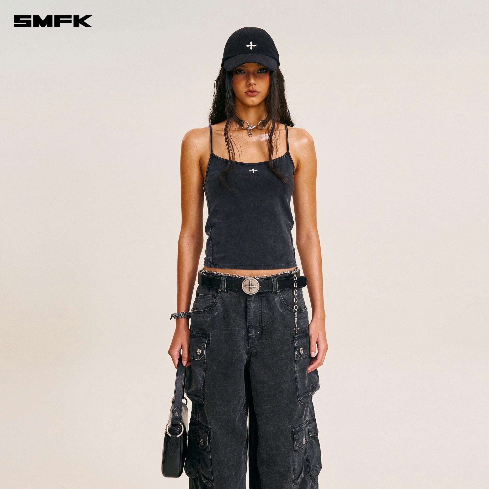 SMFK Rage Wild Origin Handcraft Tower Cargo Pants In Wild Black | MADAX