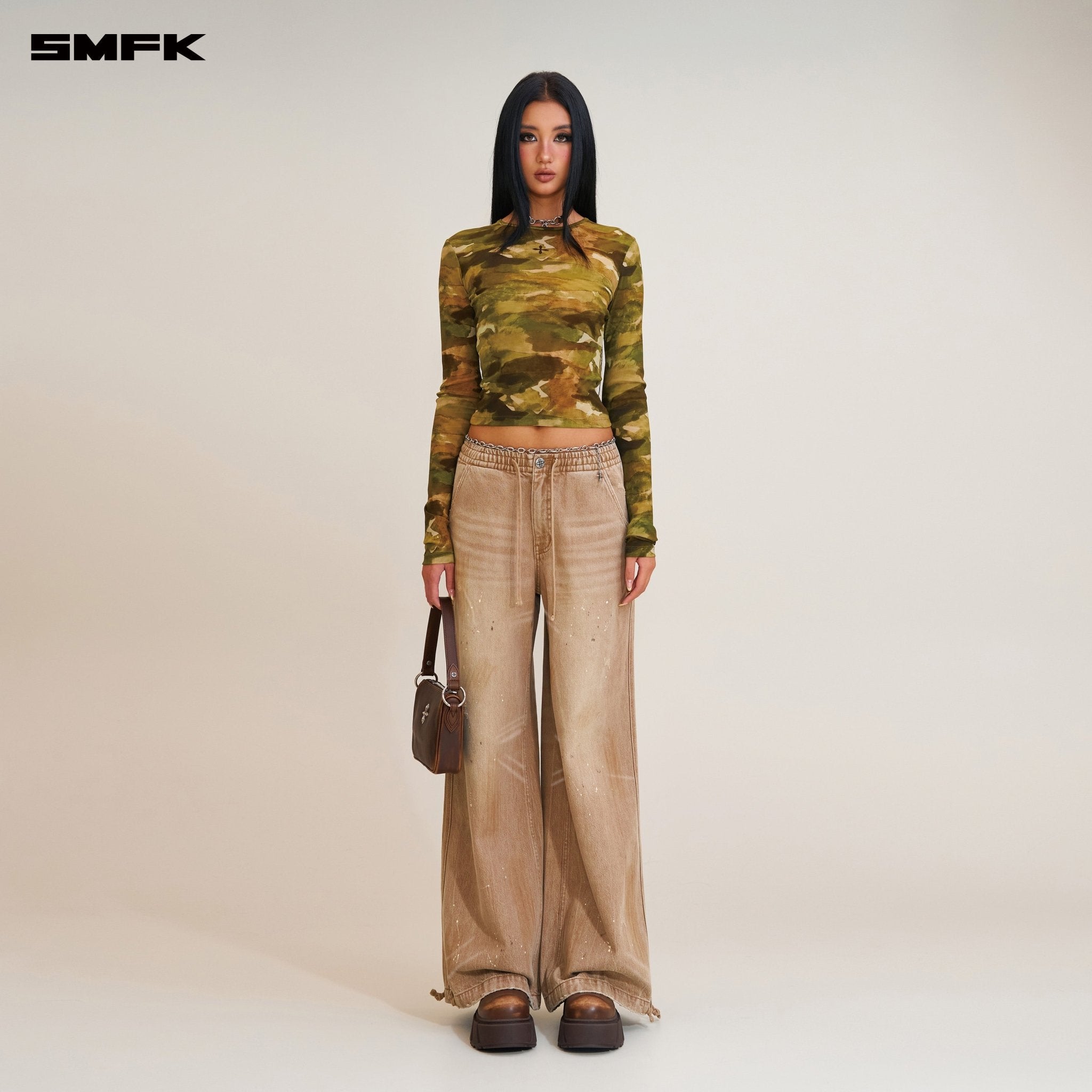 SMFK Rage Wild Origin Handcraft Tower Sports Cargo Pants In Cowboy Brown | MADAX