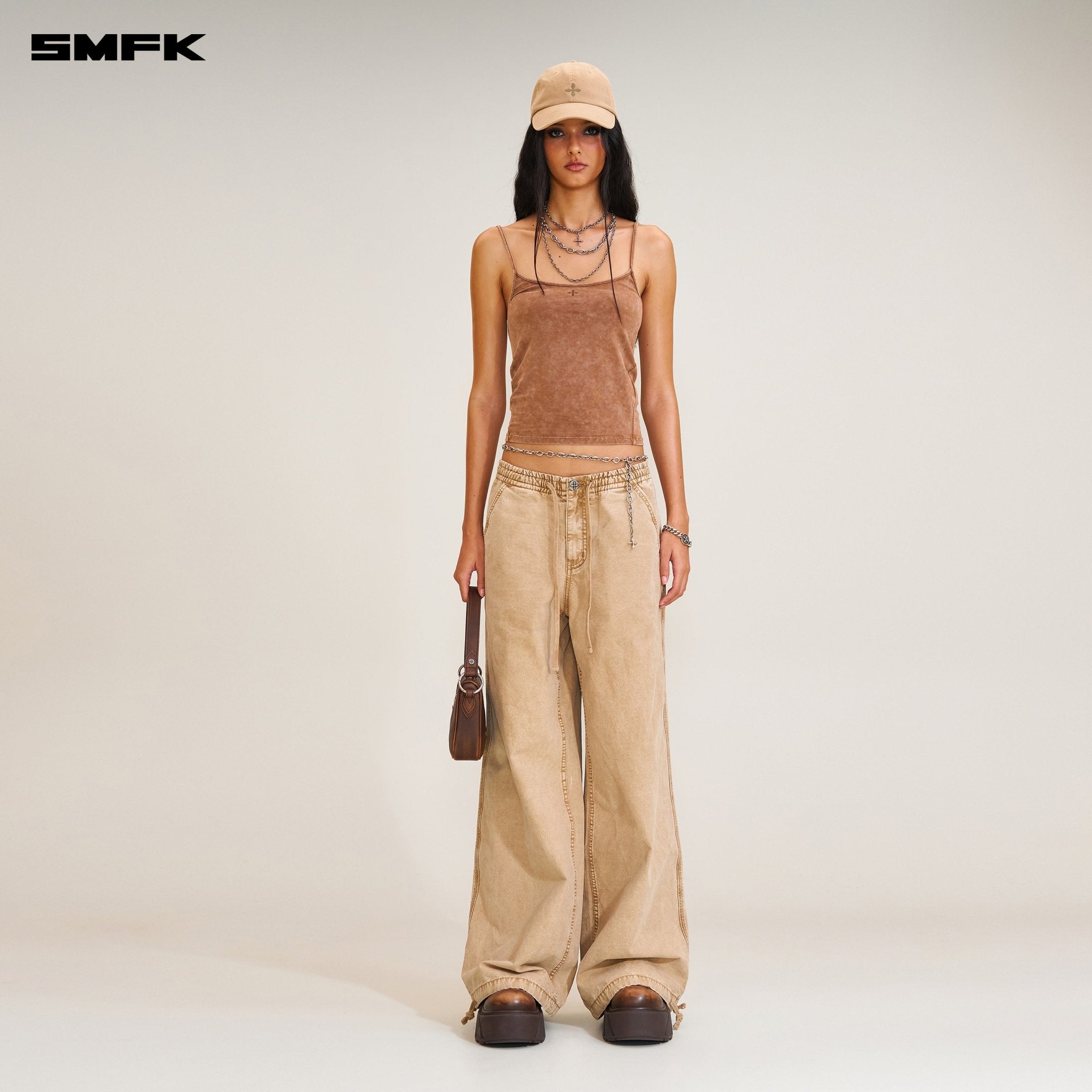 SMFK Rage Wild Origin Handcraft Tower Sports Cargo Pants In Sand | MADAX