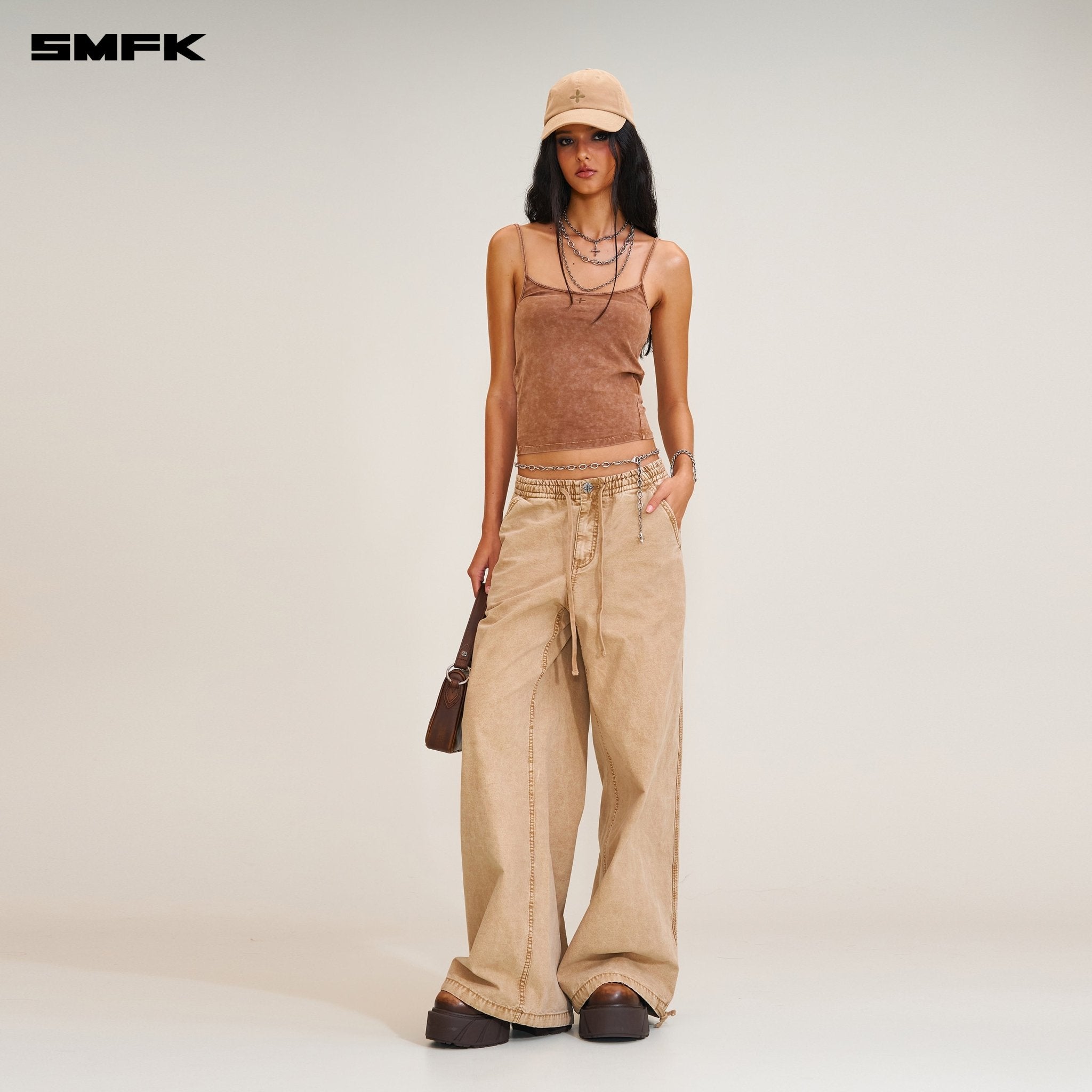 SMFK Rage Wild Origin Handcraft Tower Sports Cargo Pants In Sand | MADAX