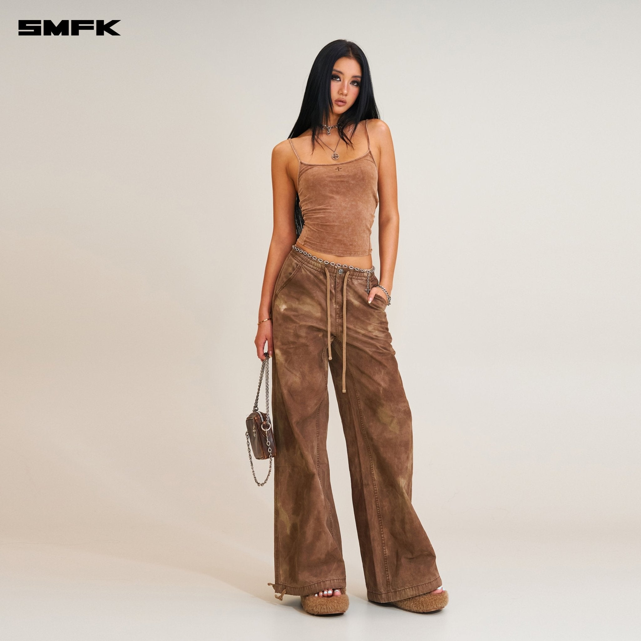 SMFK Rage Wild Origin Handcraft Tower Sports Cargo Pants In Wild Horse Brown | MADAX
