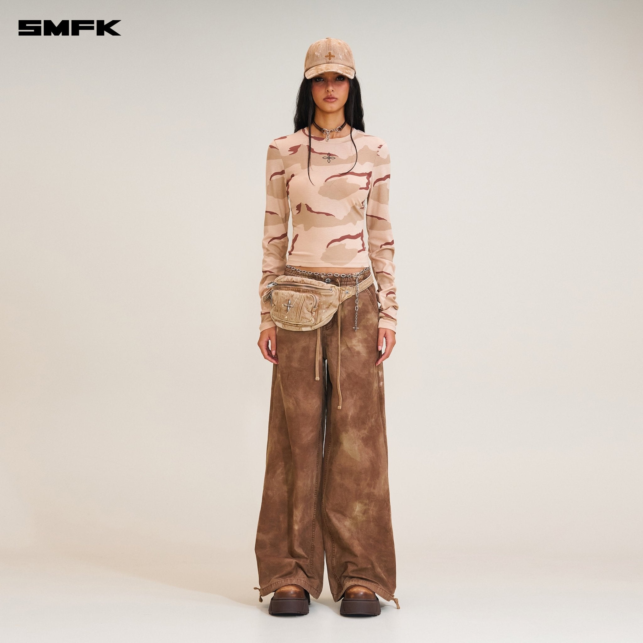 SMFK Rage Wild Origin Handcraft Tower Sports Cargo Pants In Wild Horse Brown | MADAX