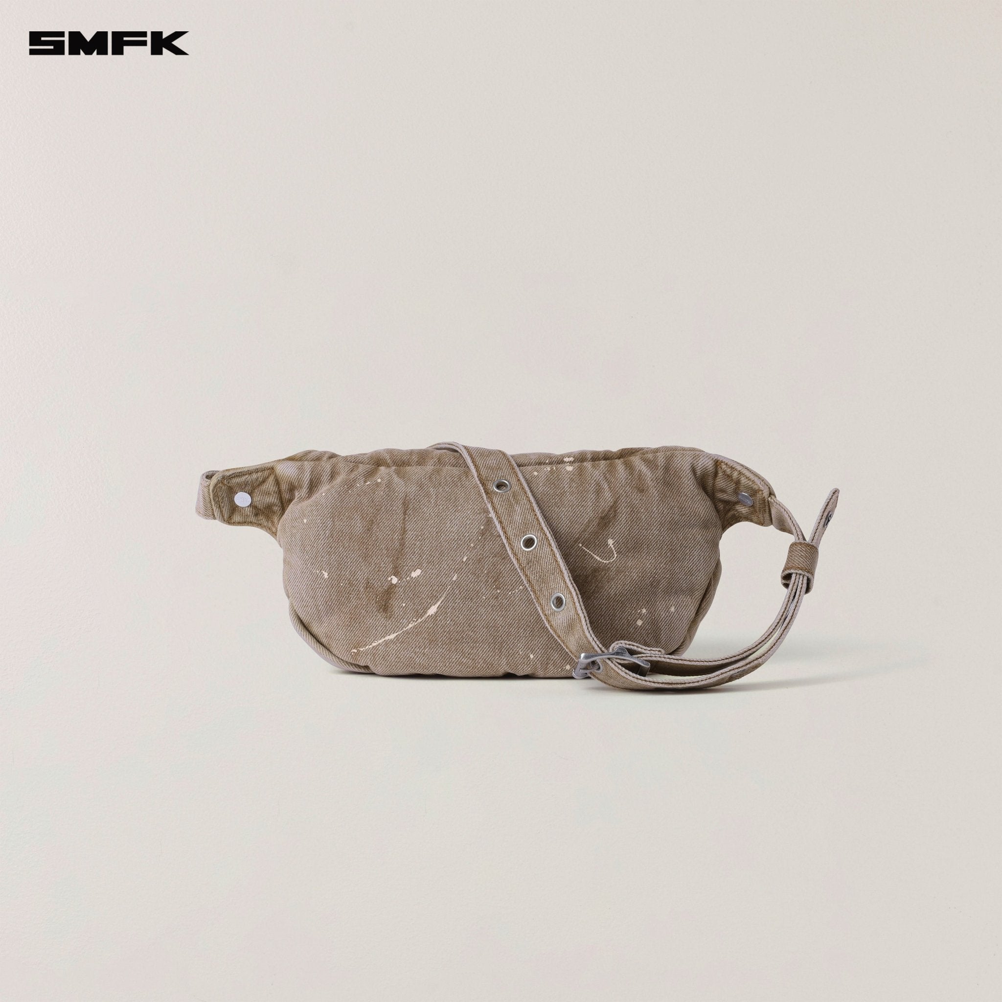 SMFK Rage Wild Rush Handcraft Denim Bumbag In Cowboy Brown | MADAX