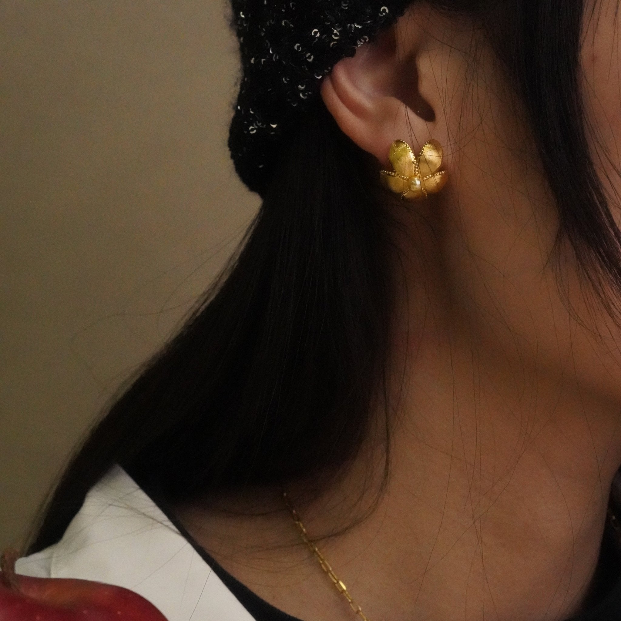 ToneTale Rain in the Flowers Star Flower Earrings 18K Gold | MADAX