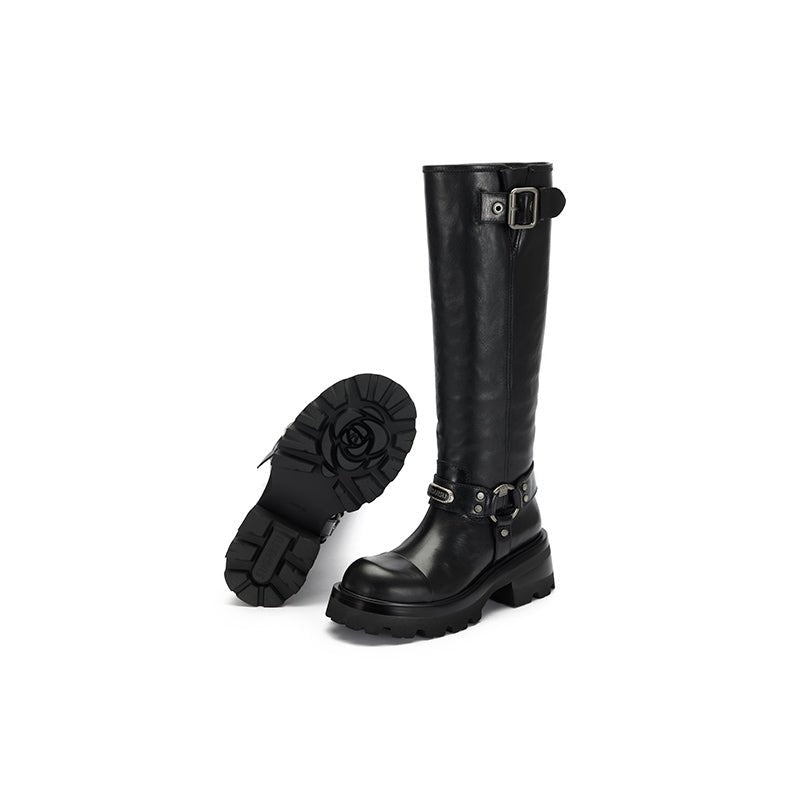 Sugar Su Rebel Knight Boots Black | MADAX