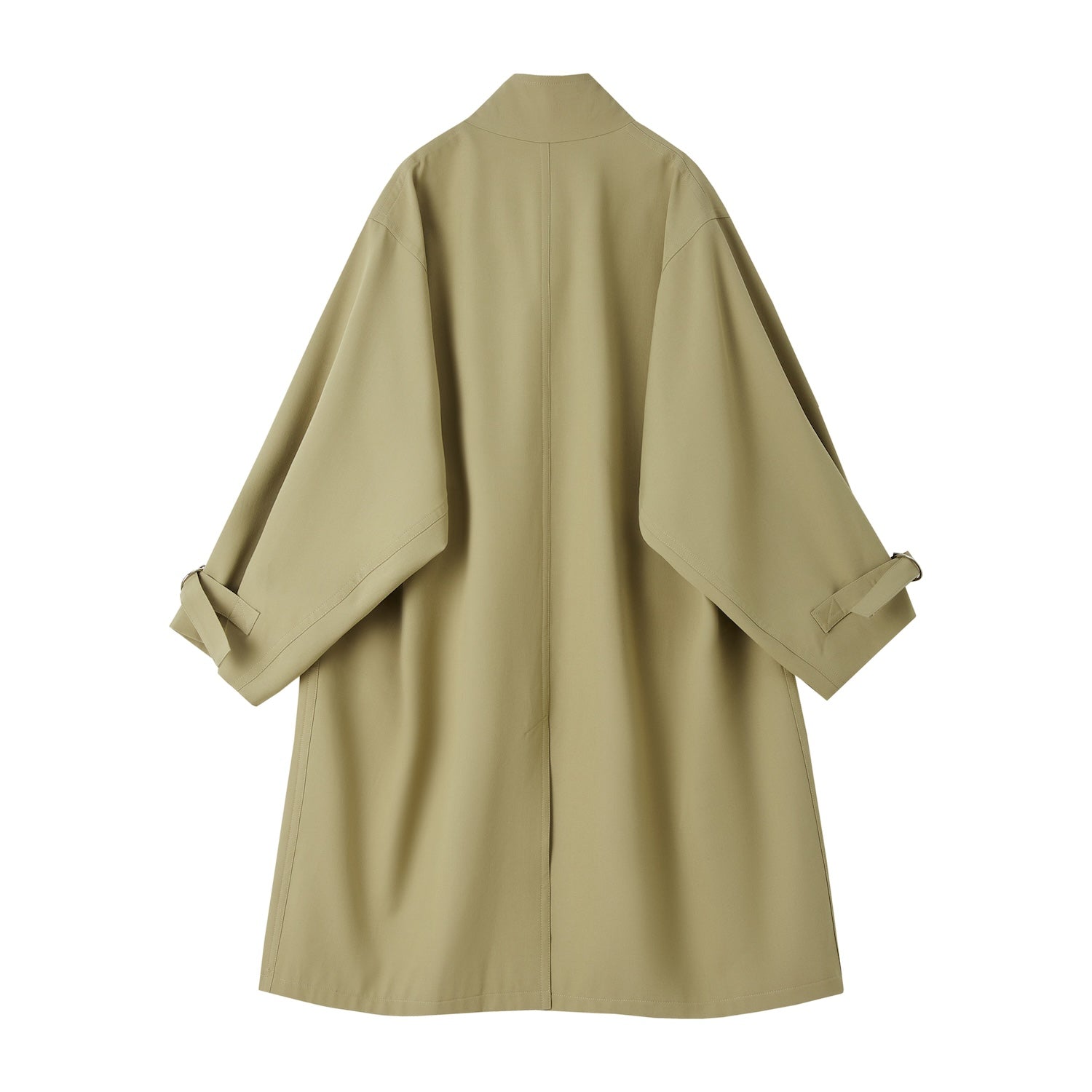 SOMESOWE Retro Casual Silhouette Trench Coat In Khaki | MADAX