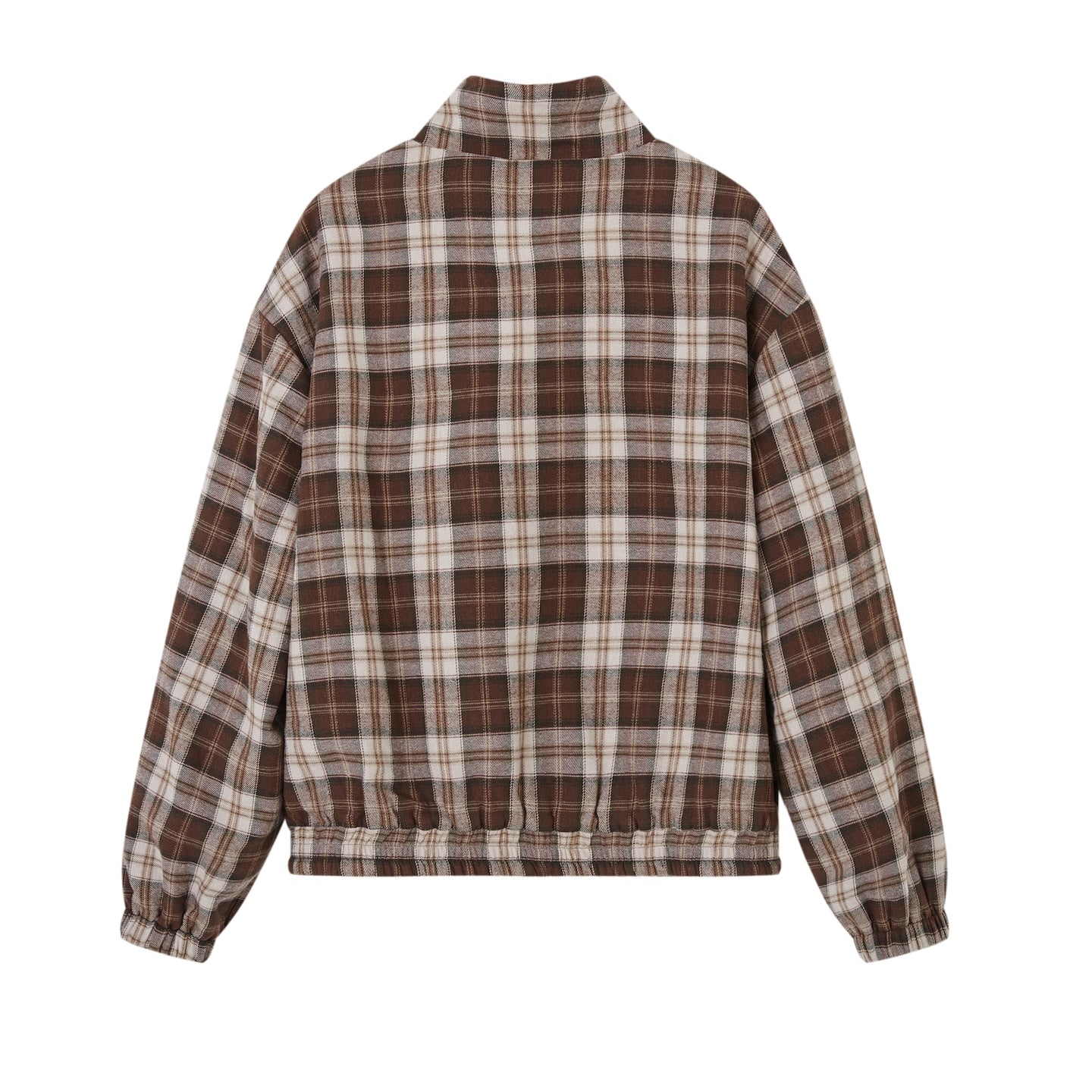 SOMESOWE Retro Reversible Stand Collar Jacket In Brown | MADAX