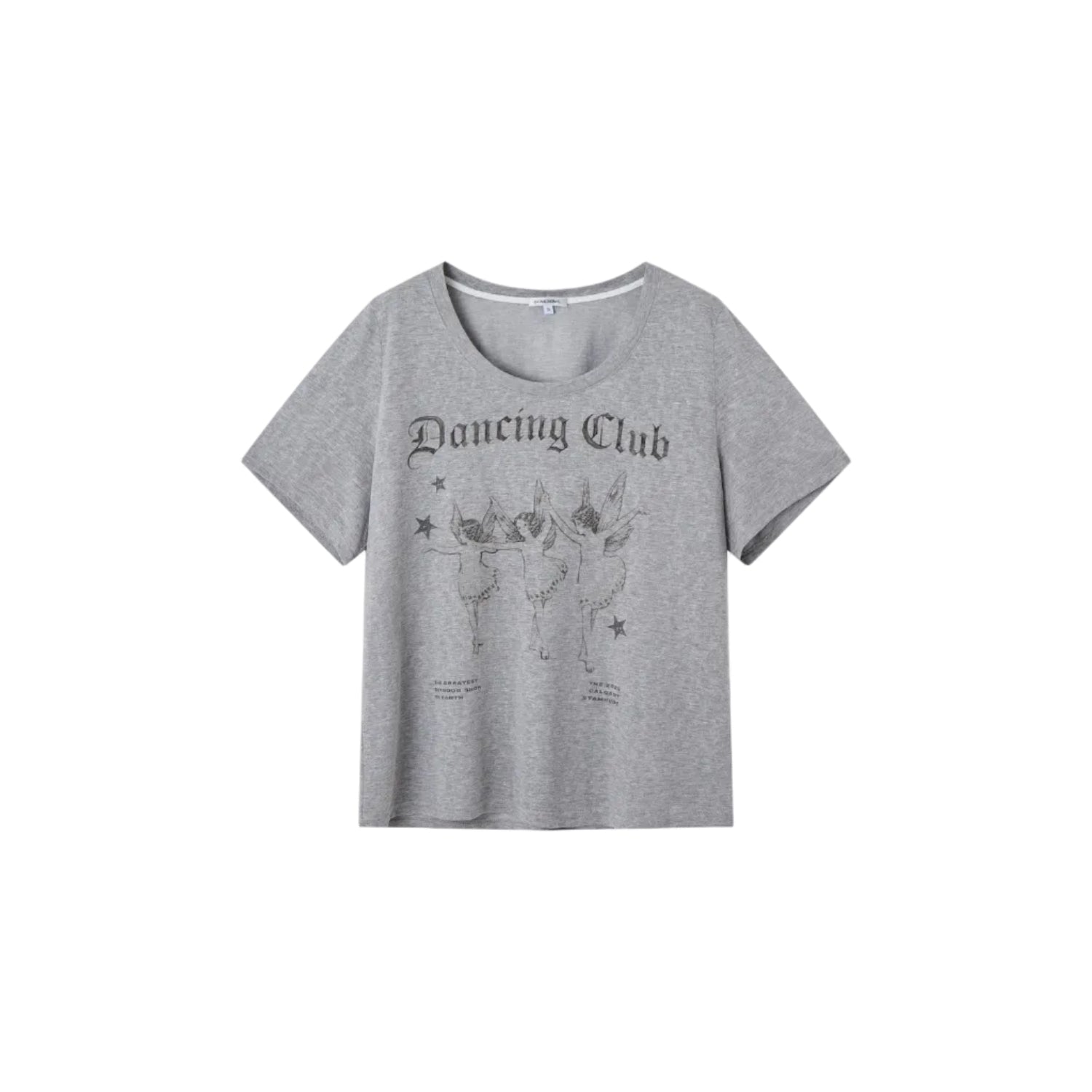 SOMESOWE Retro Short-Sleeved T-Shirt in Gray | MADAX