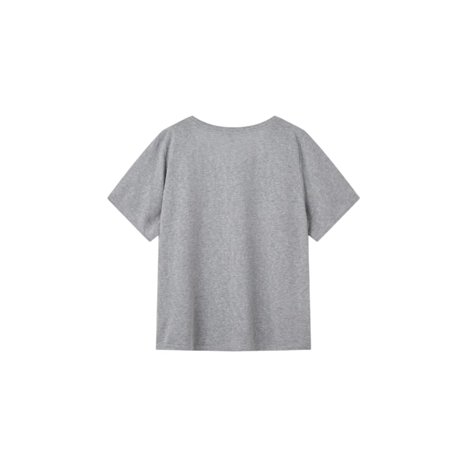 SOMESOWE Retro Short-Sleeved T-Shirt in Gray | MADAX