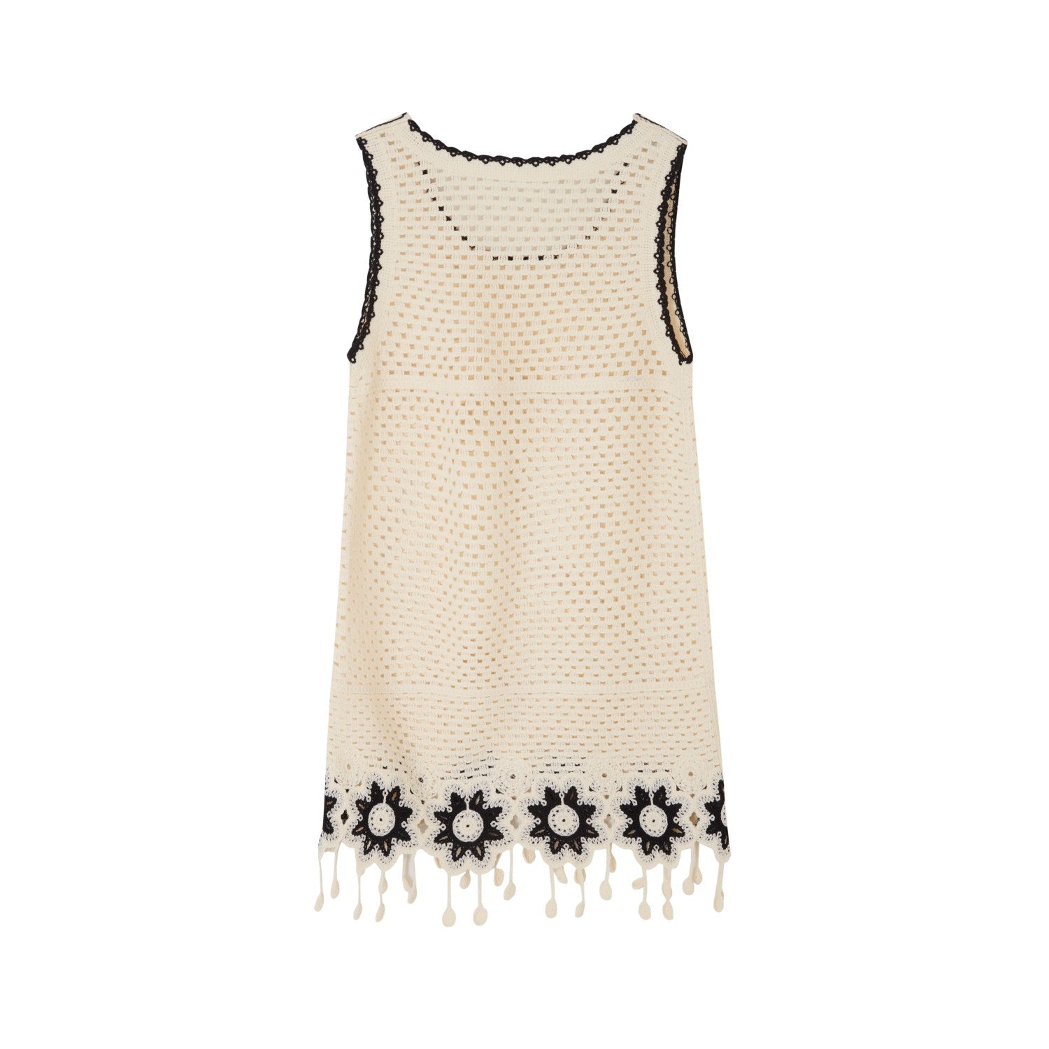 SOMESOWE Ribbed Vest Dress In Beige | MADAX