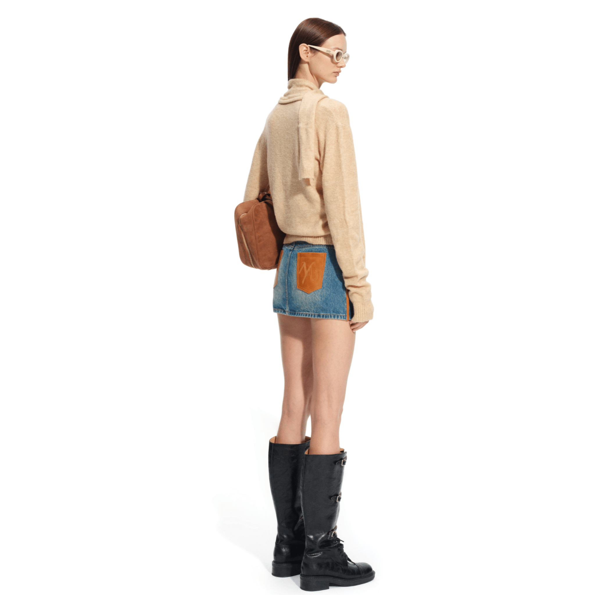 NAWS Rose Knit Cardigan in Misty Coffee | MADAX