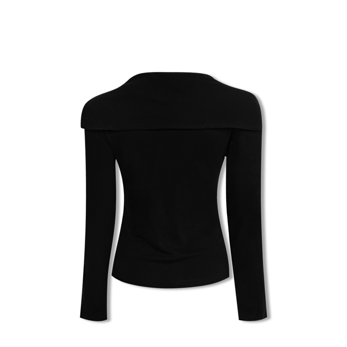 AIMME SPARROW Sailor Collar Cape Top In Black | MADAX