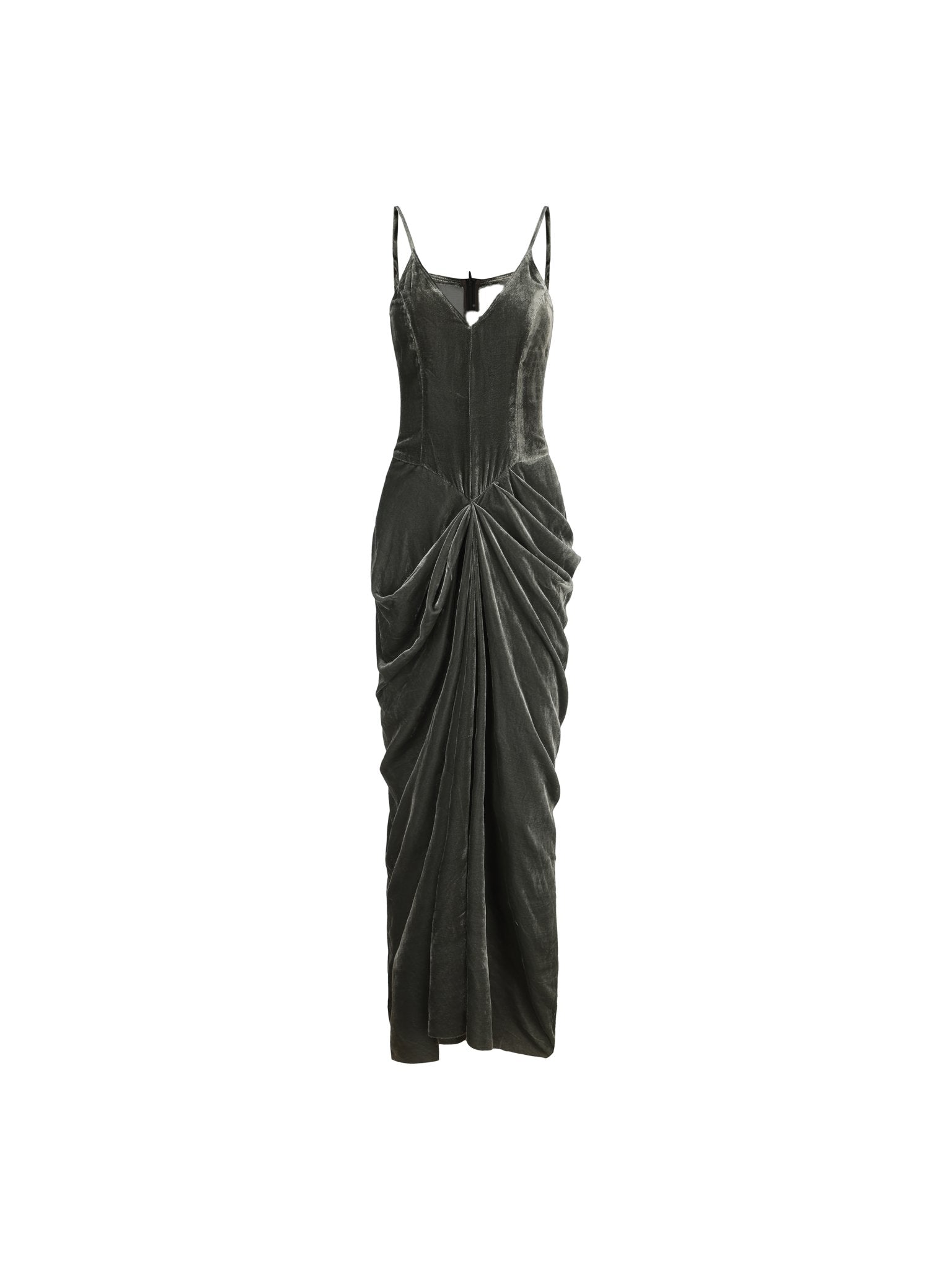 ELYWOOD Sea Green Velvet Maxi Dress | MADAX