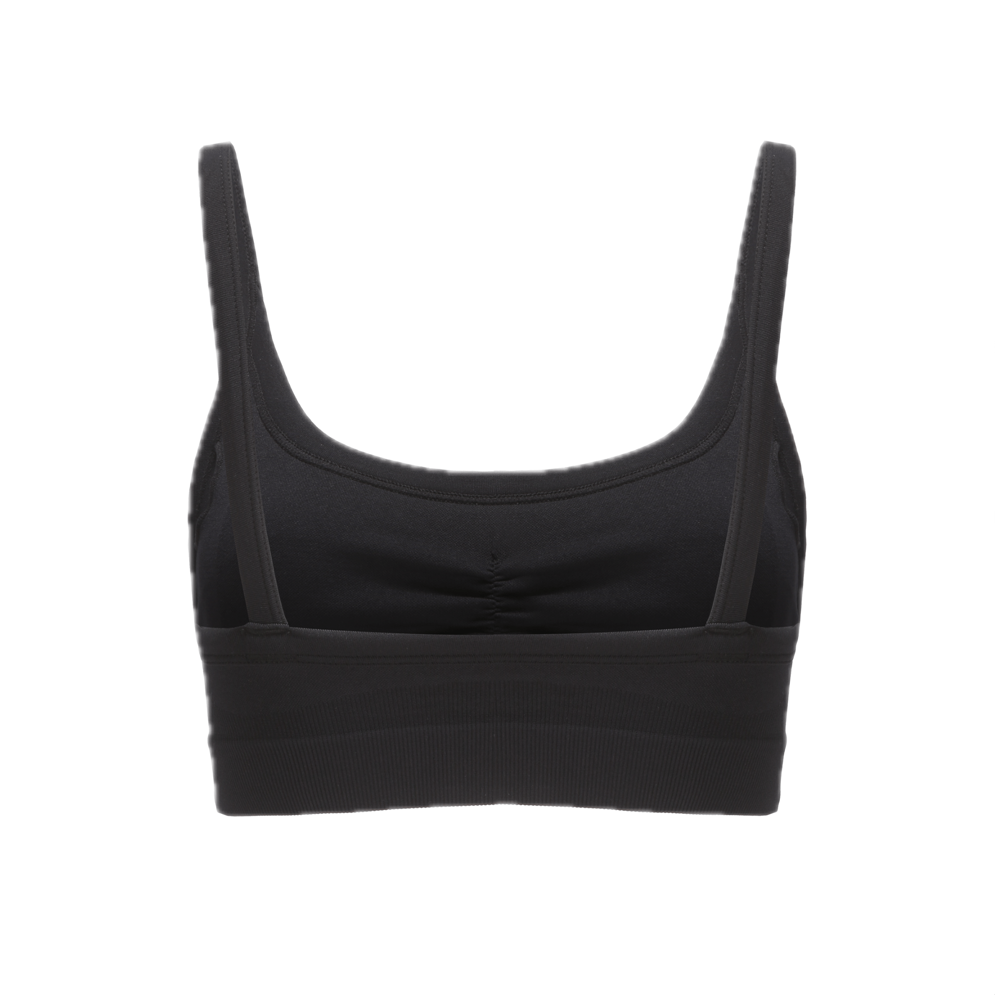 ROARINGWILD Seamless Woven Sports Bra in Black | MADAX