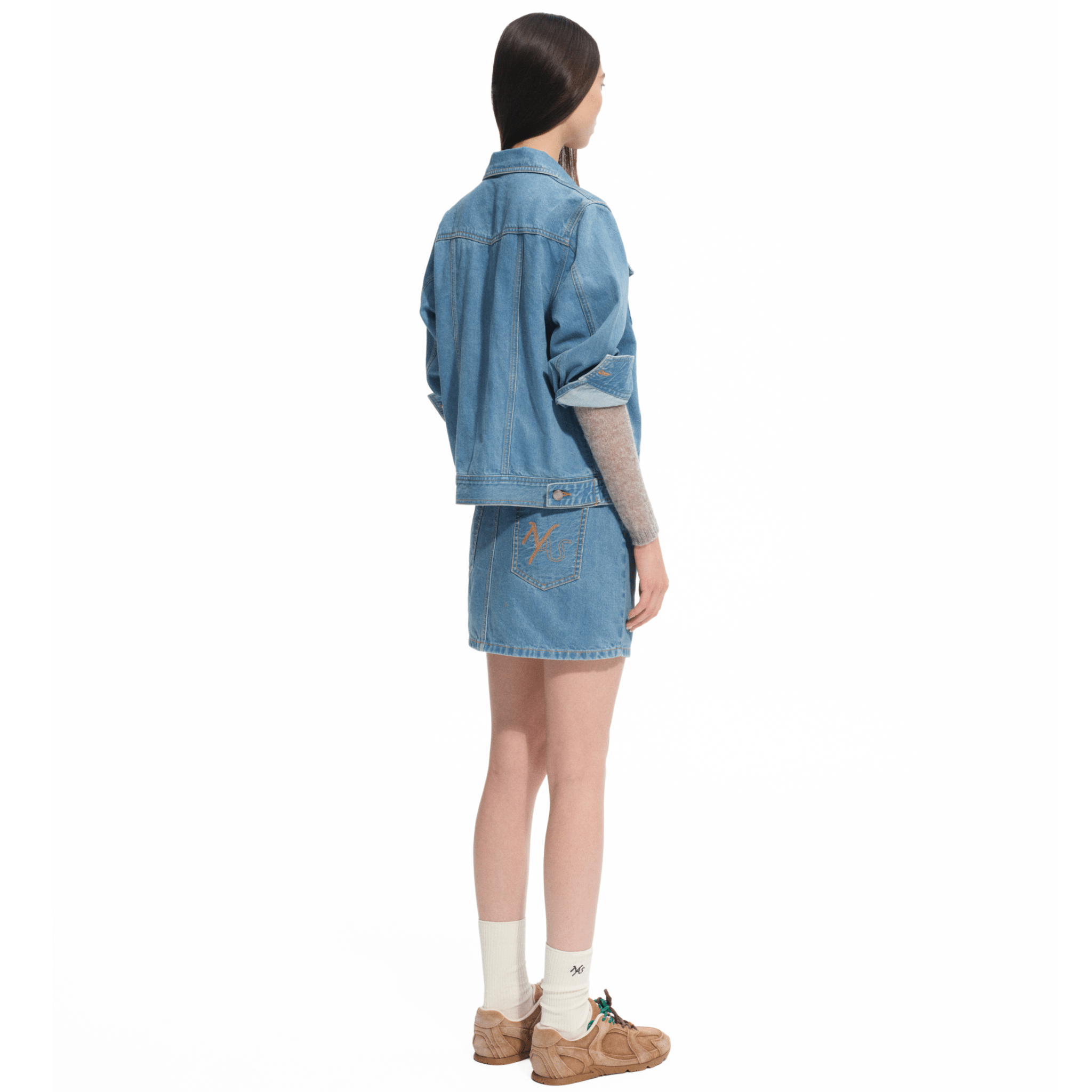 NAWS Selvedge Denim Jacket in Blue | MADAX