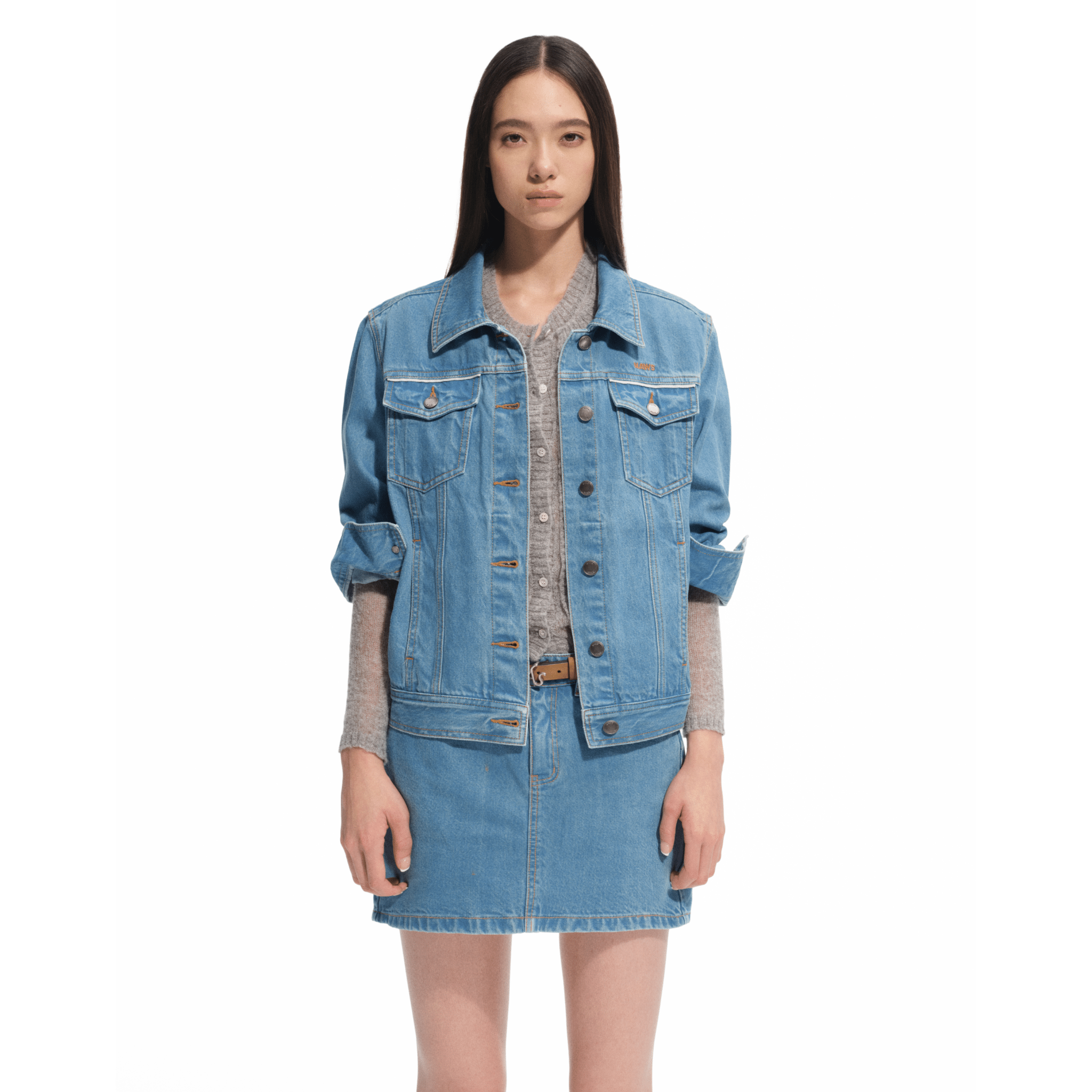 NAWS Selvedge Denim Jacket in Blue | MADAX