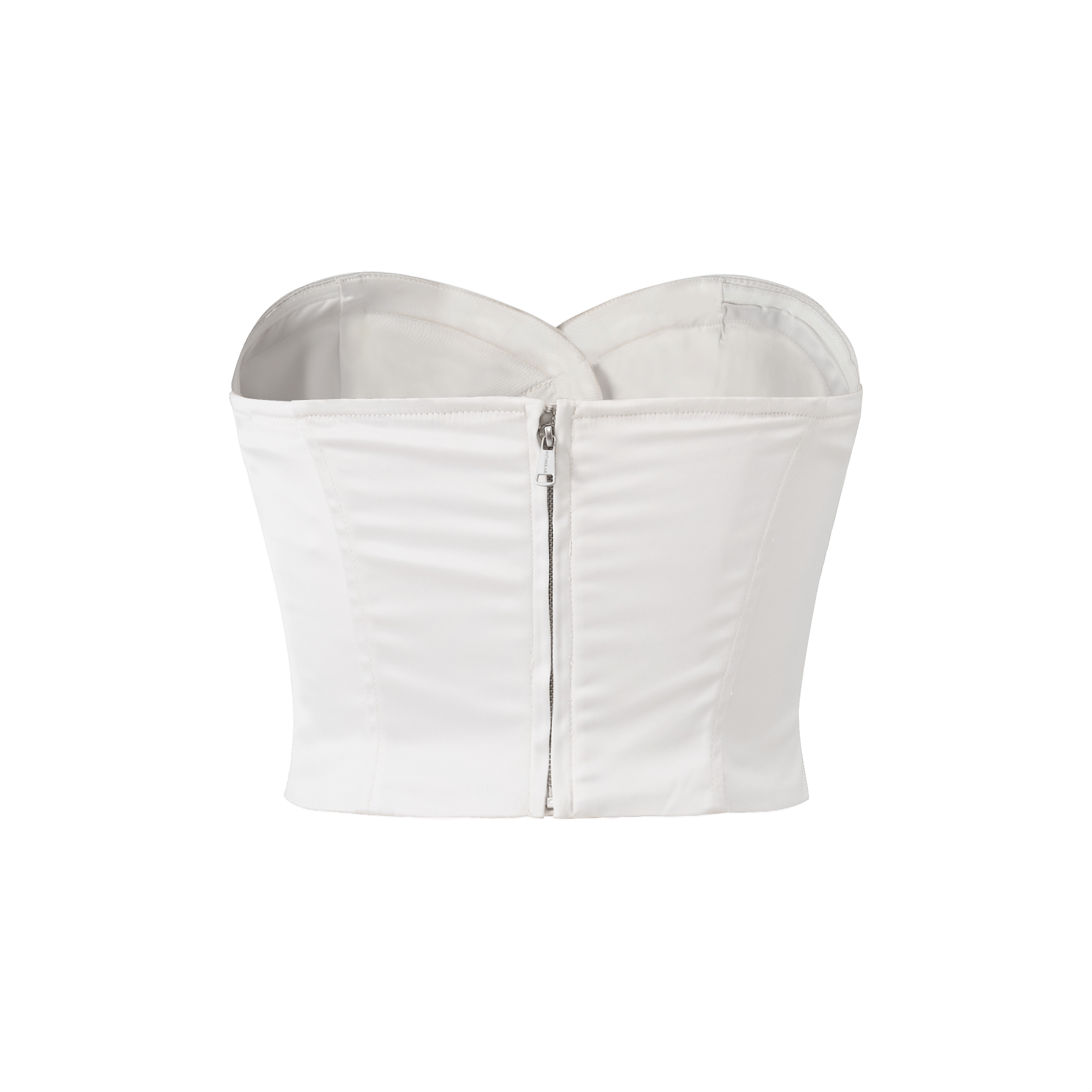 NAWS Shell Tube Top in White | MADAX