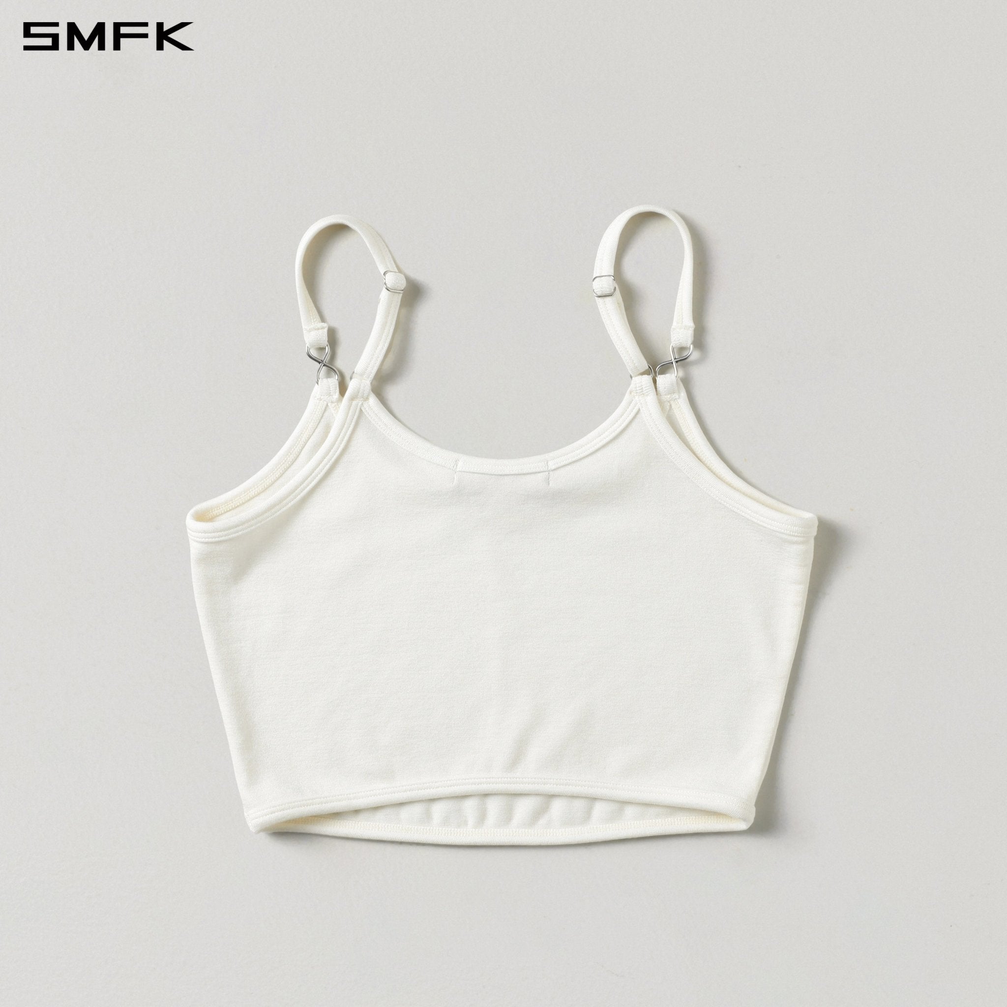 SMFK Short White Tank Top | MADAX
