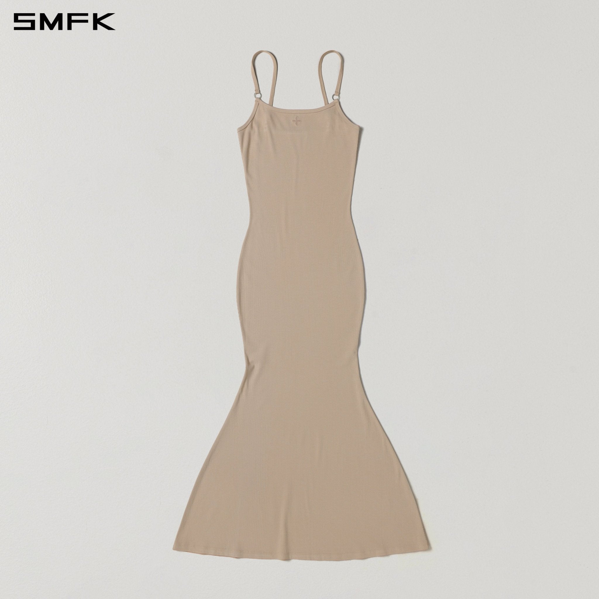 SMFK Silk Camisole Long Dress in Skin Tone | MADAX
