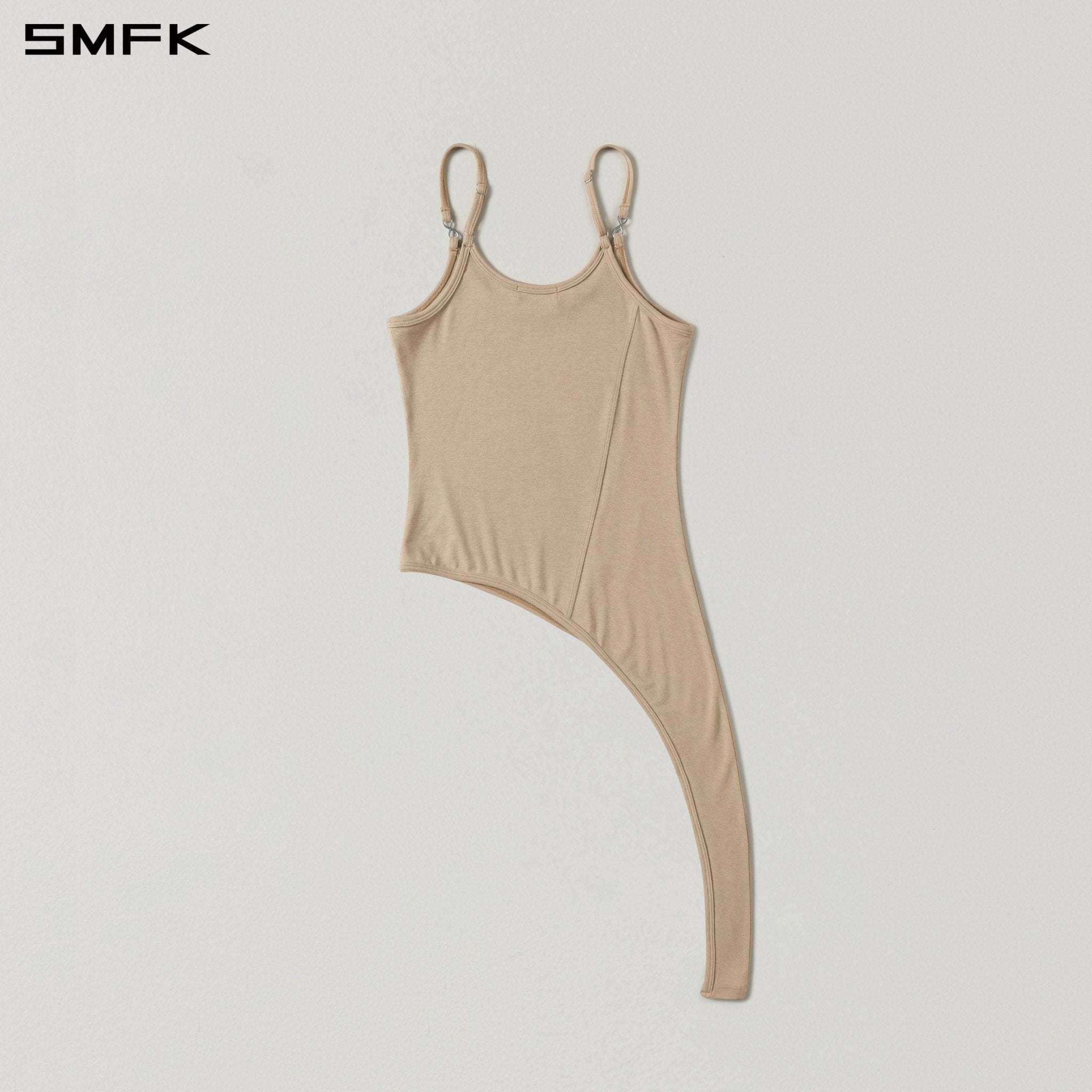 SMFK Slanted Halter Top in Skin Tone | MADAX