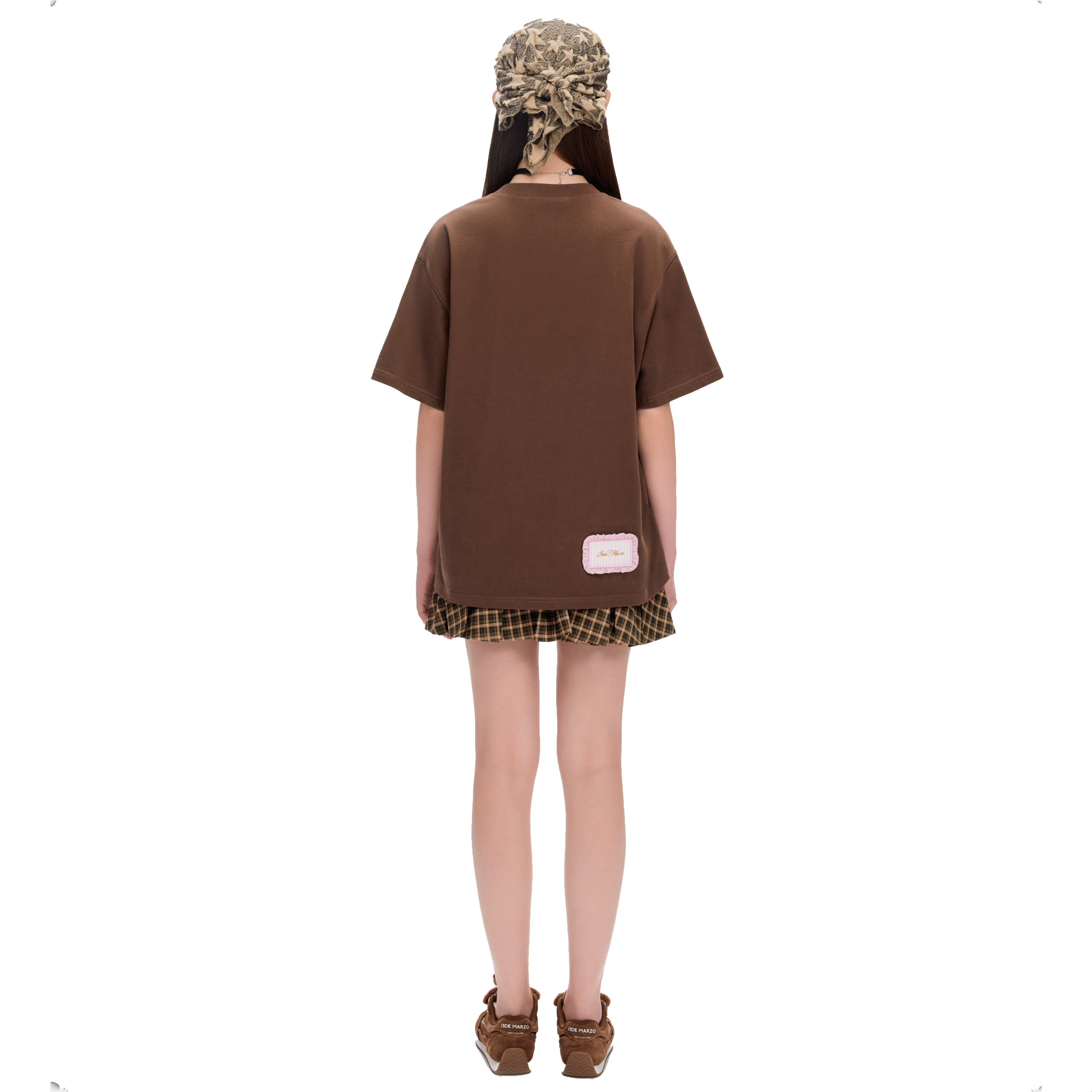 13DE MARZO Sleeping Bear Short Sleeve in Brown | MADAX